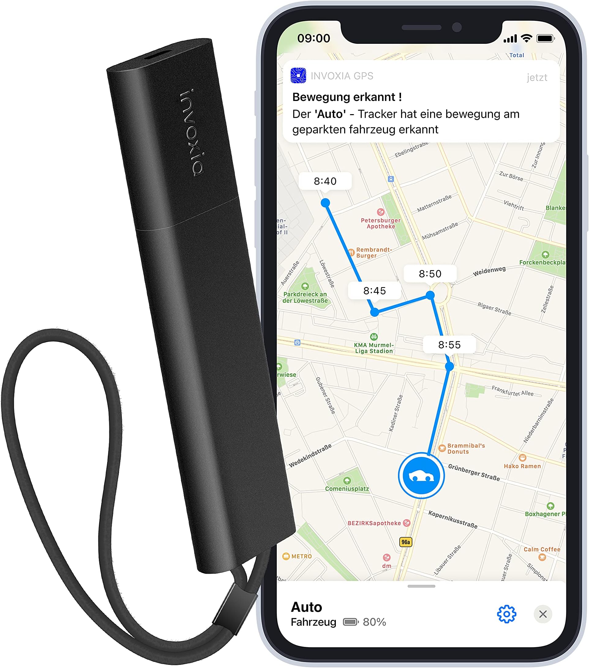 Invoxia Cellular GPS Tracker - review - c't
