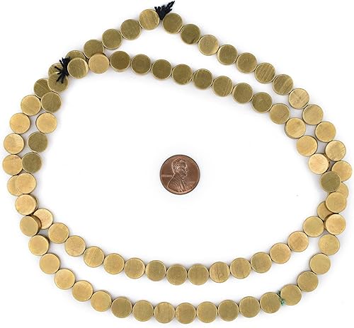 Miniatura 2 de TheBeadChest - Cuentas circulares de latón antiguo (0.394 in)