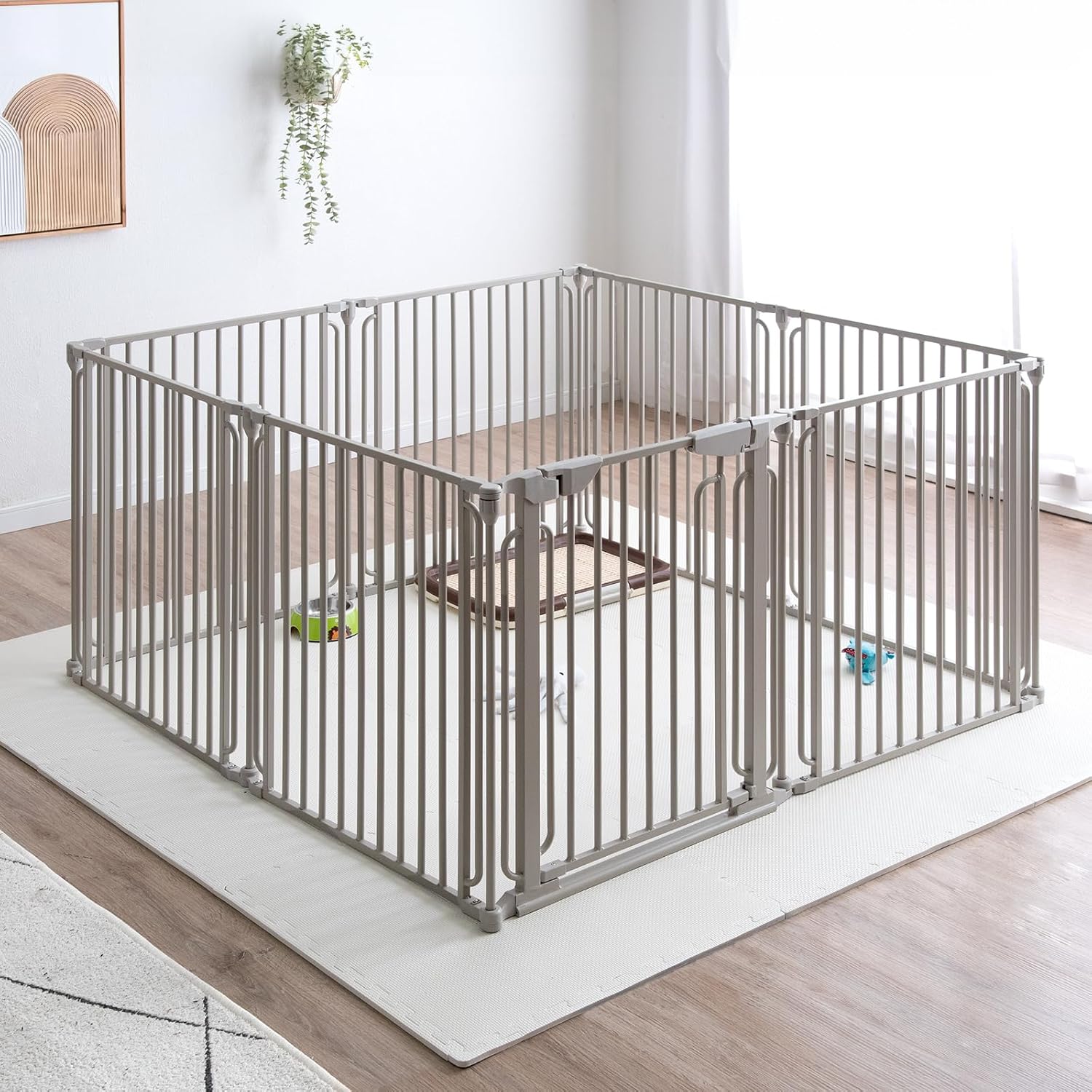 タンスのゲン ペットサークル 8枚セット 高さ65cm【小型犬対応】バリア