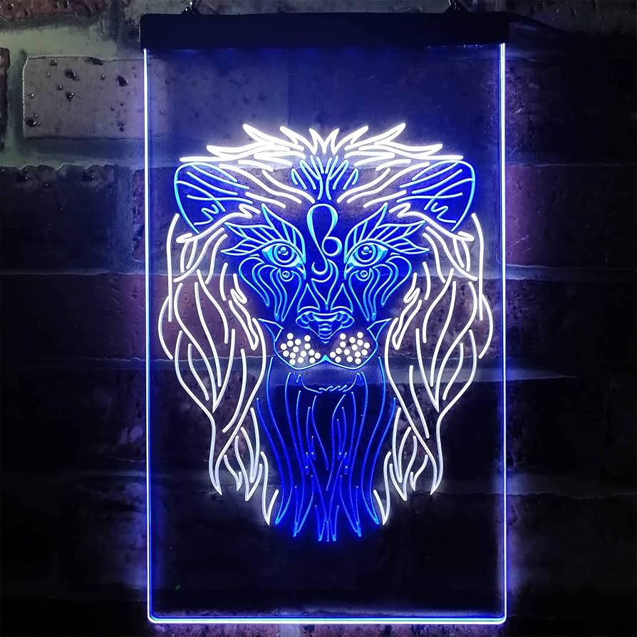 Amazon.co.jp: Lion Animal Living Room Man Cave Dual Color