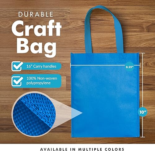 Miniatura 3 de Pack de 25 bolsas reutilizables para regalos, fiestas, almuerzo., Azul Electric