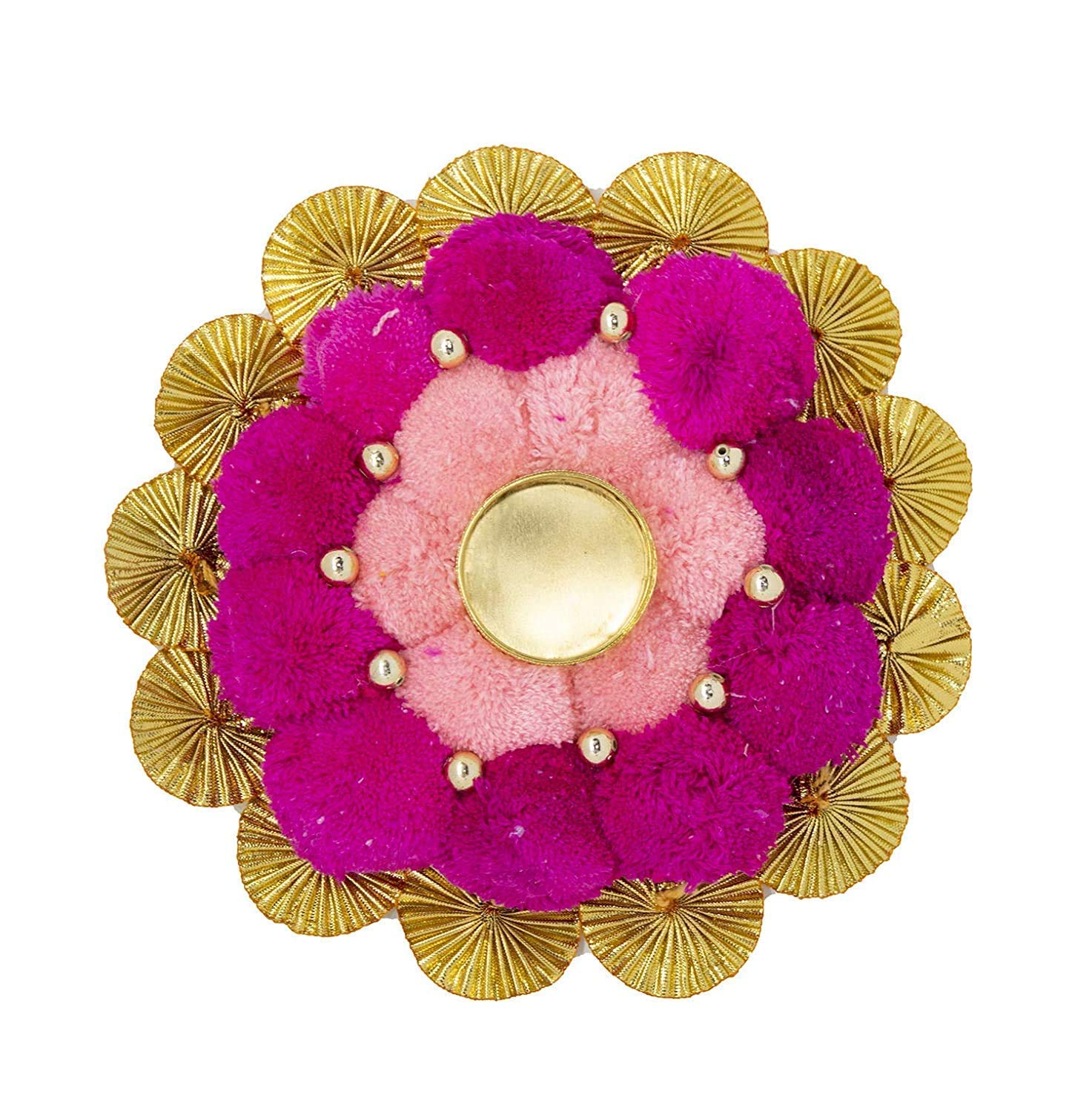 Prime Flower Design Diya Tea Light Candle Holder for Home Decoration Pcak of 1
