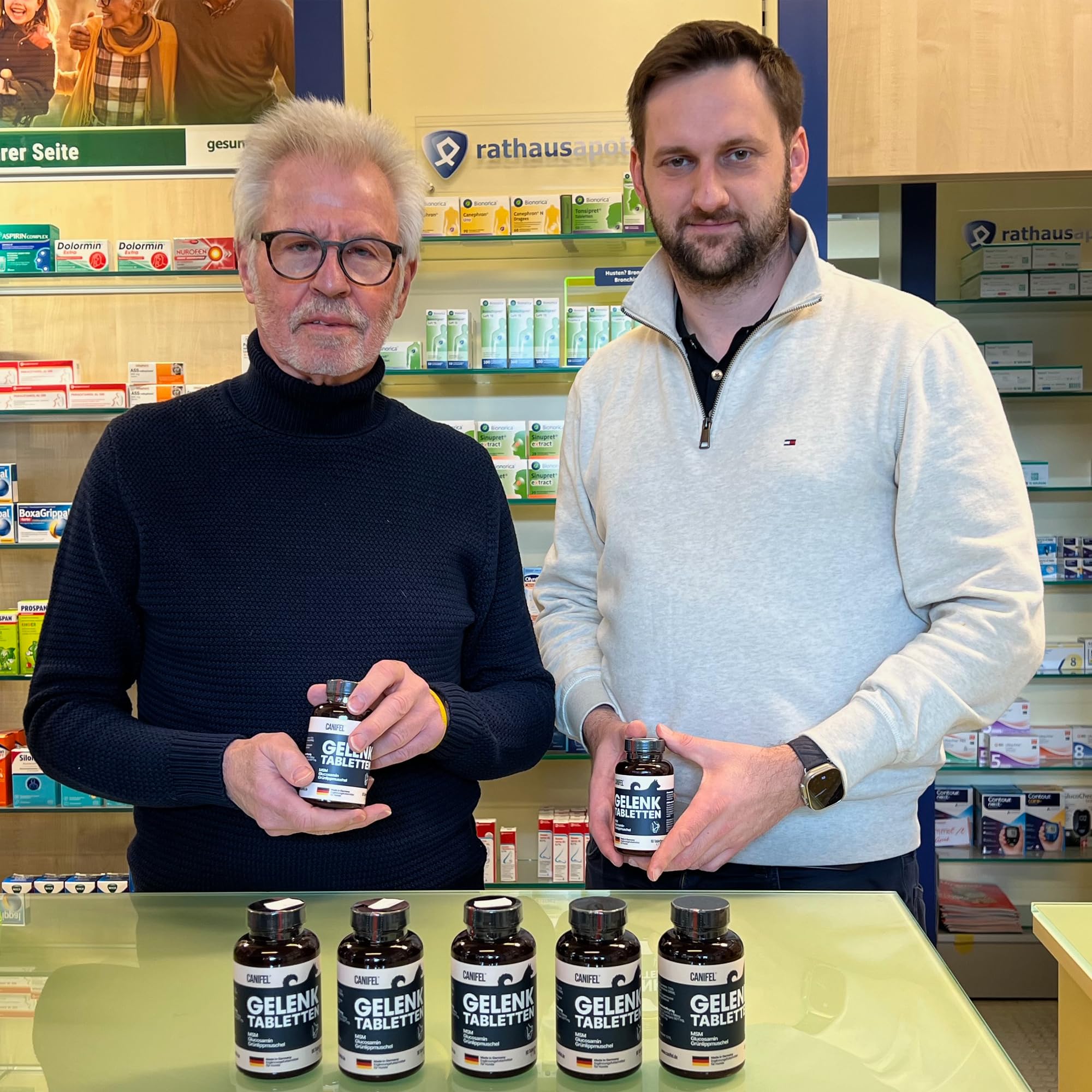 Gelenktabletten Hund, Apotheker Rezeptur, 90 Stück reicht bis zu 6 Monate, von Apothekern entwickelt & Tierärzten geprüft, mit Grünlippmuschel hochdosiert, Glucosamin, MSM, Chondroitin, Teufelskralle