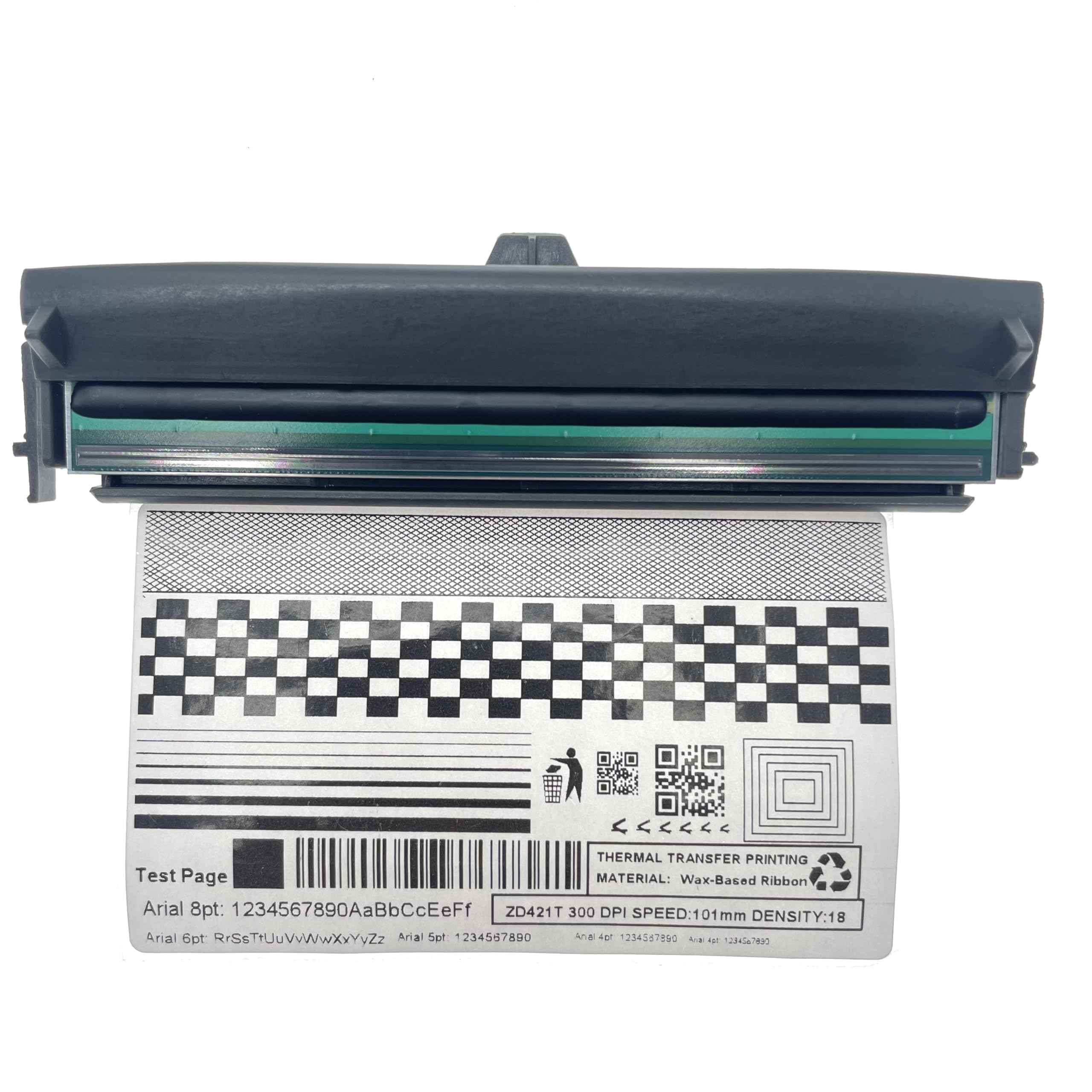 OKLILI Cabezal de impresión de Transferencia térmica para Impresora de códigos de Barras, 203 dpi, 300 dpi, Compatible con Zebra ZD421T ZD421D ZD421 ZD421C ZD421T-HC (ZD421T 300dpi)