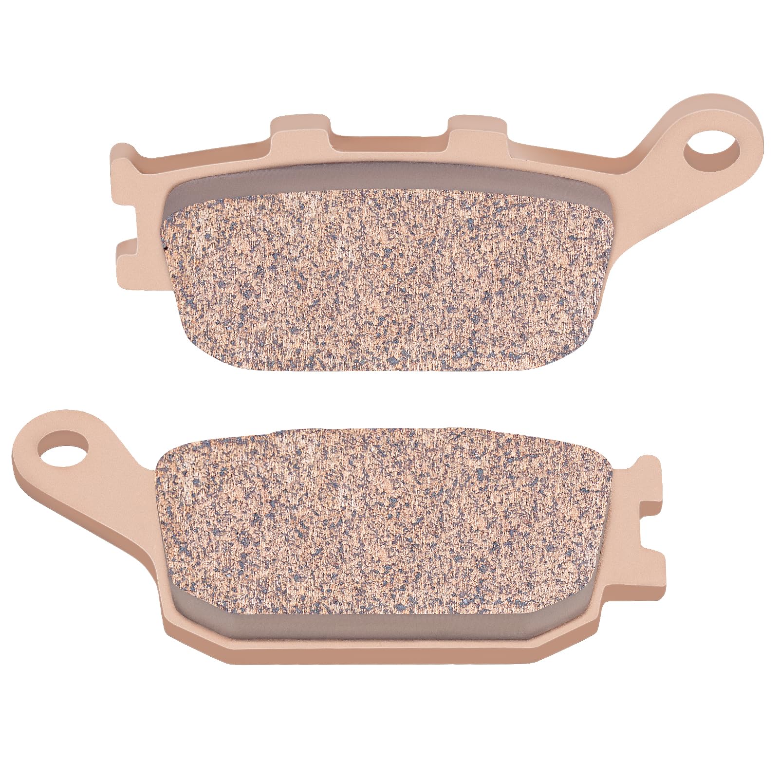 AHL Motocicleta Pastillas de Freno Trasero para Yamaha FZ6/FZ6 Fazer S2 2007-2009 (Cobre sinterizado)