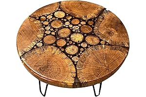 Epoxy Live Edge Coffee Table: Artistic Touch for Your Living Room