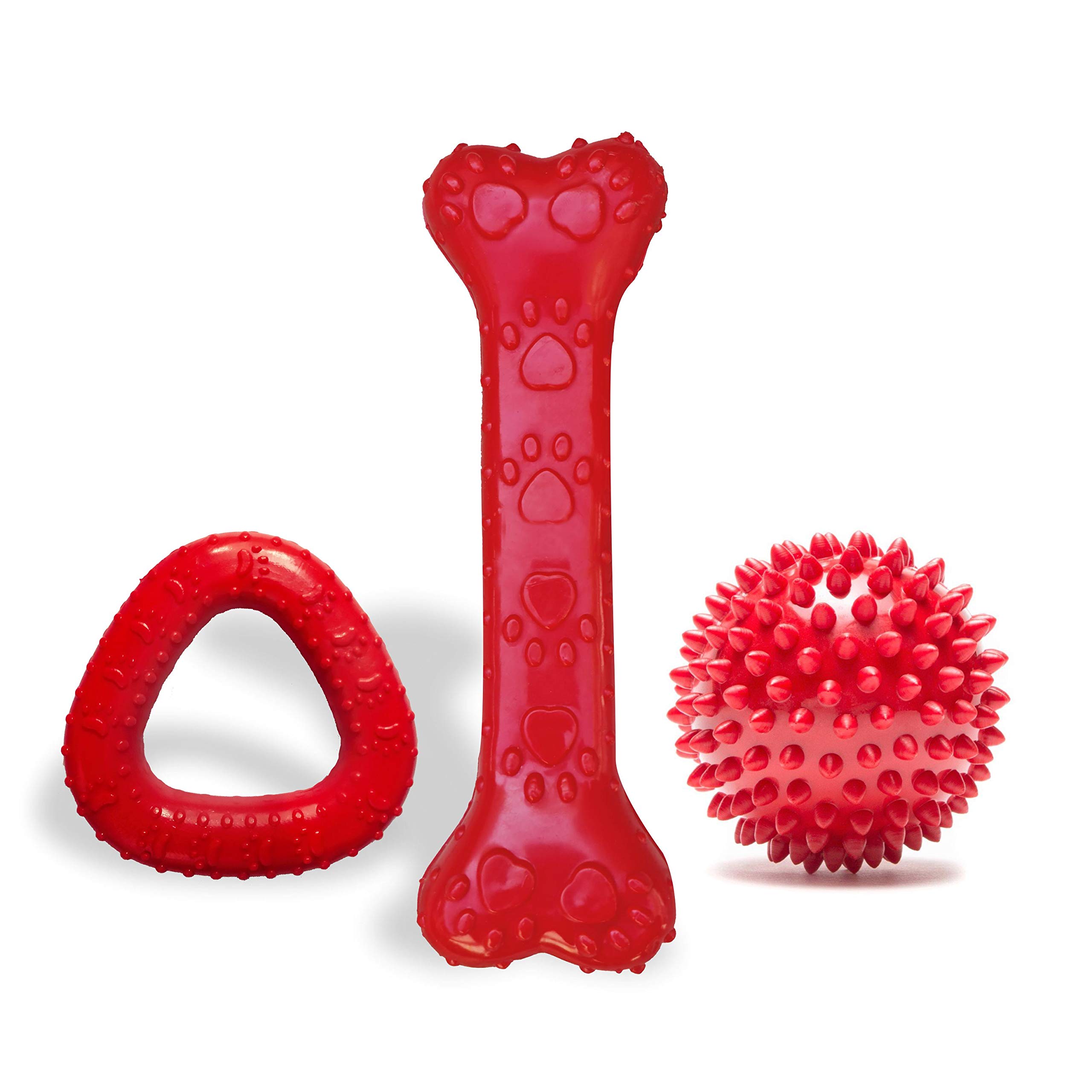 jaspo Superbite Chew Dog Toy Combo (Ball+Bone+Triangle) (B08HV6148S) Amazon Price History, Amazon Price Tracker