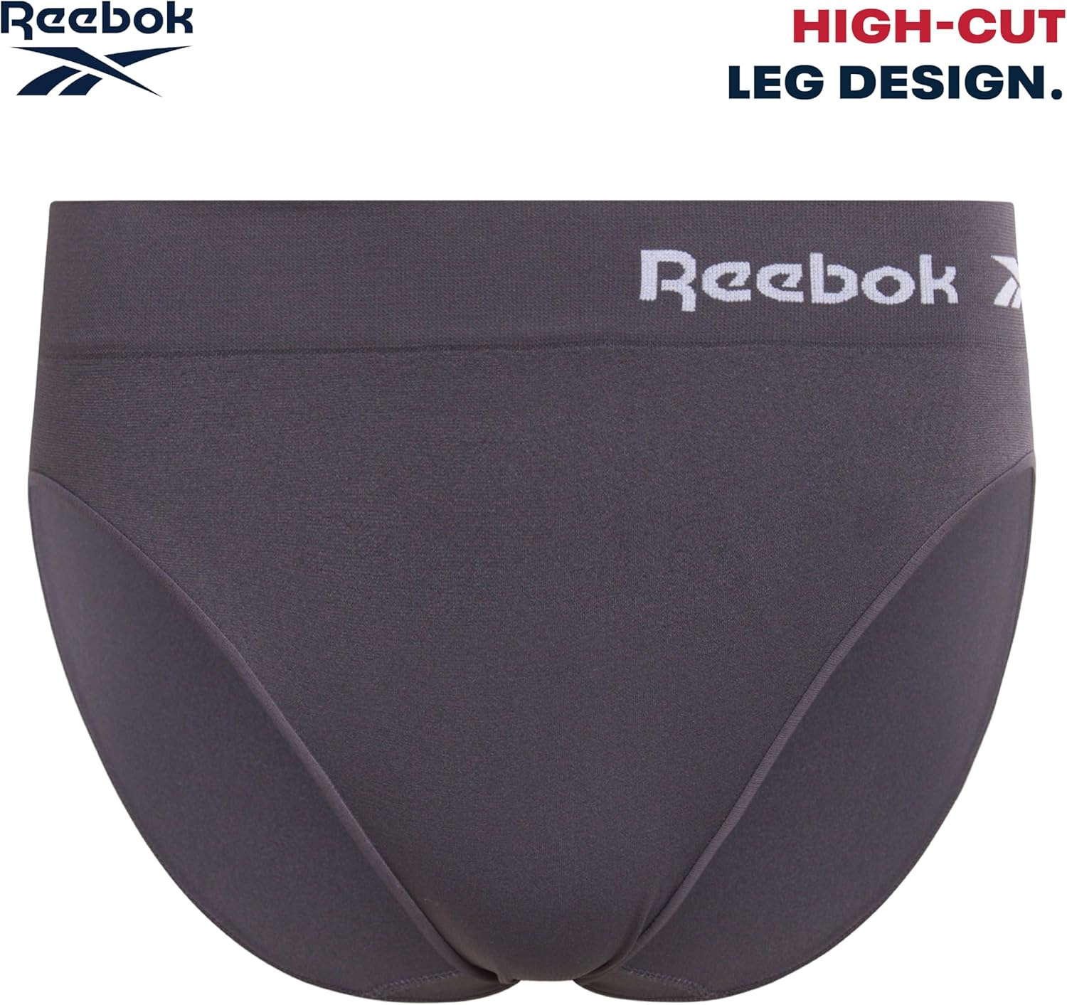 Reebok Womens Briefs Underwear - 4 Pack Breathable Soft Stretch High Cut Mid Waist Panties Underwear for Women (Sizes: S-XL) - Image 6