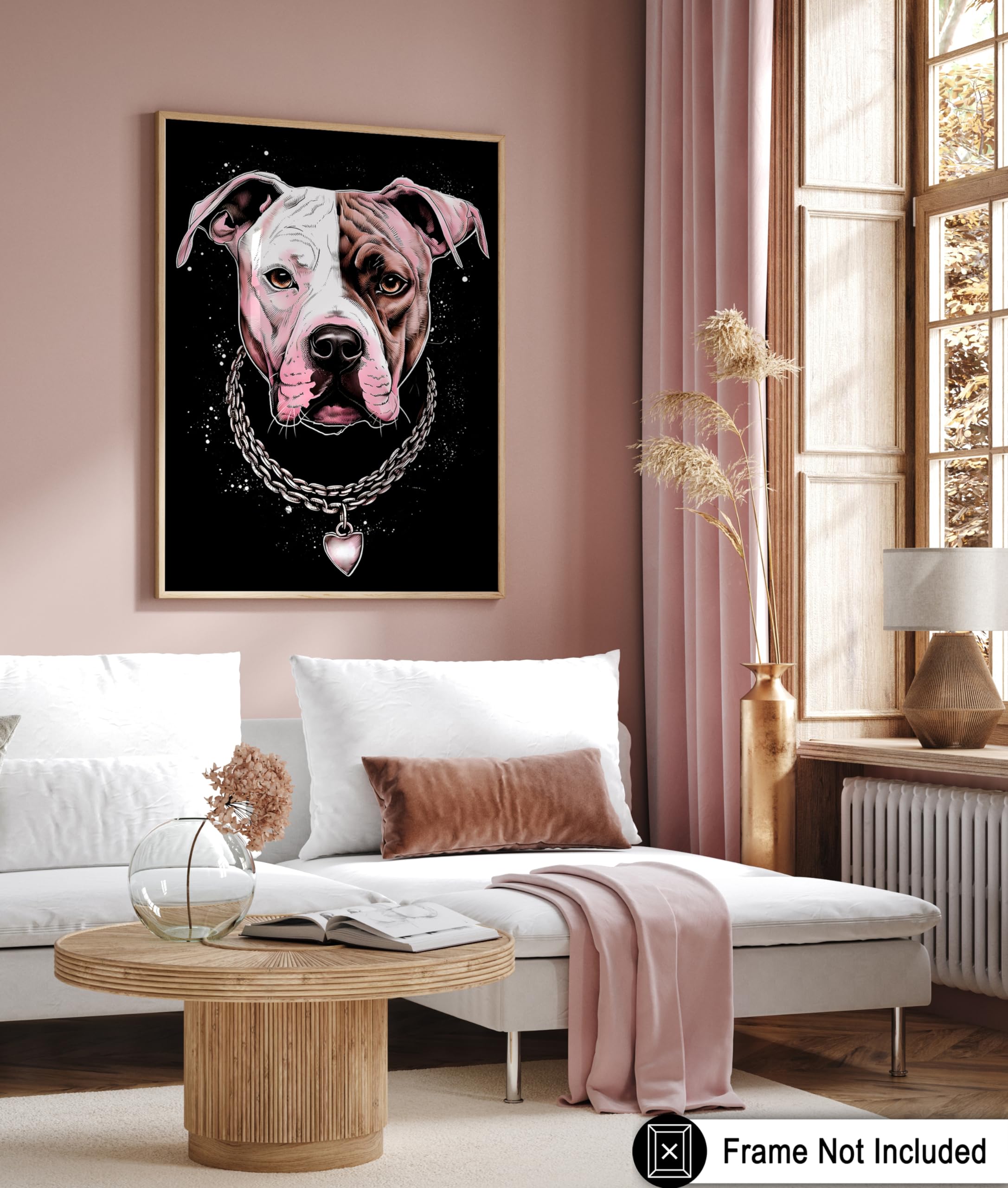 Amazon.com: Poster Master Pit Bull Poster - Dog Portrait Print