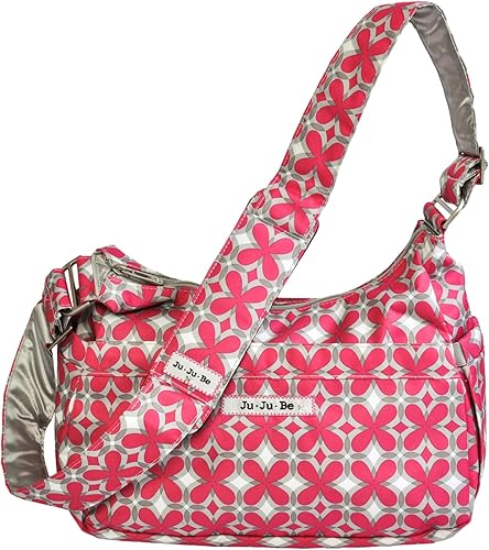 Ju Ju Be Hobobe Pink Pinwheels Diaper Bag