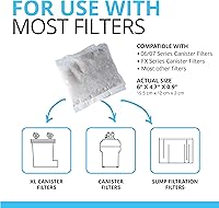 Vista 6 de Fluval ClearMax - Removedor de fosfato, medios filtrantes químicos para acuarios, bolsas de nailon de 3.53 onzas, paquete de 3, A1348, todos