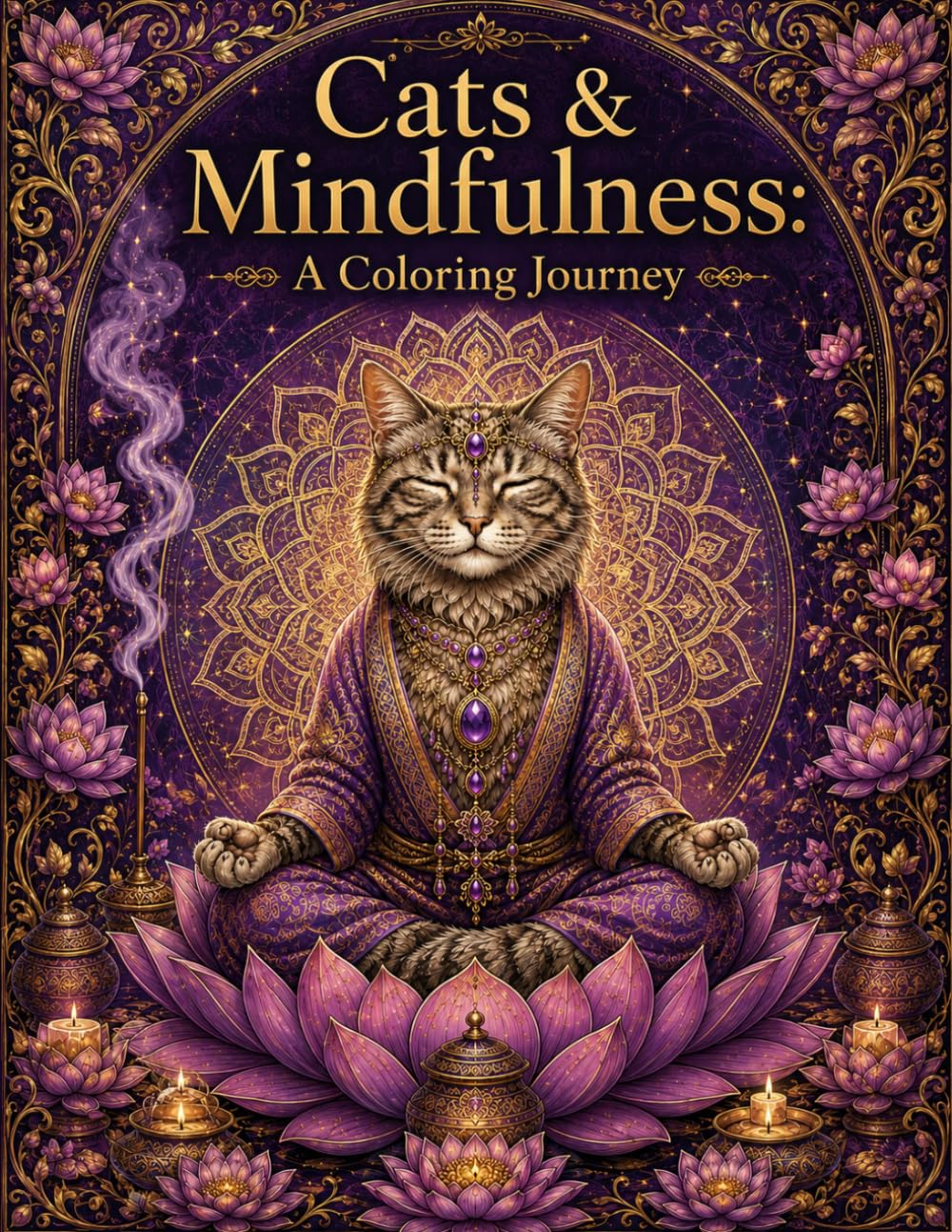 ZEN CATS & MINDFULNESS COLORING BOOK