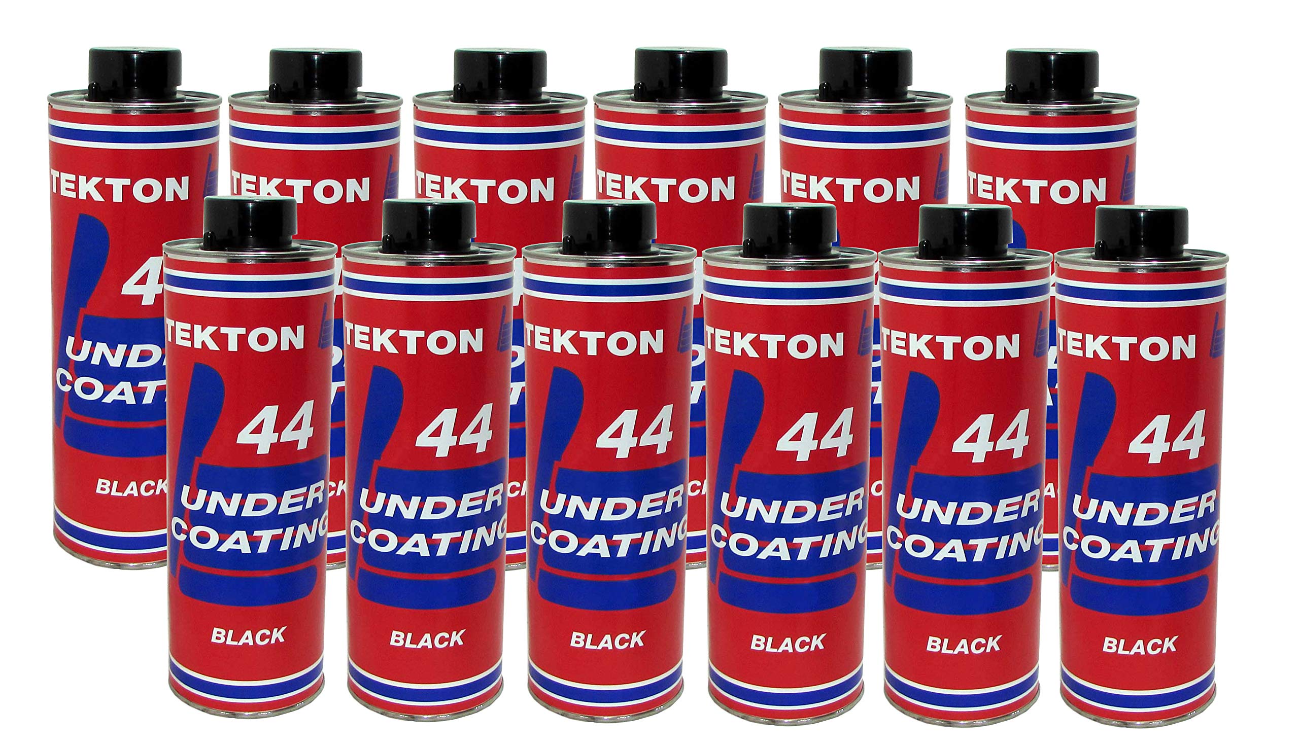 Tekton44 Vehicle Undercoating for Automotive Underbody Protection - 12 Cans