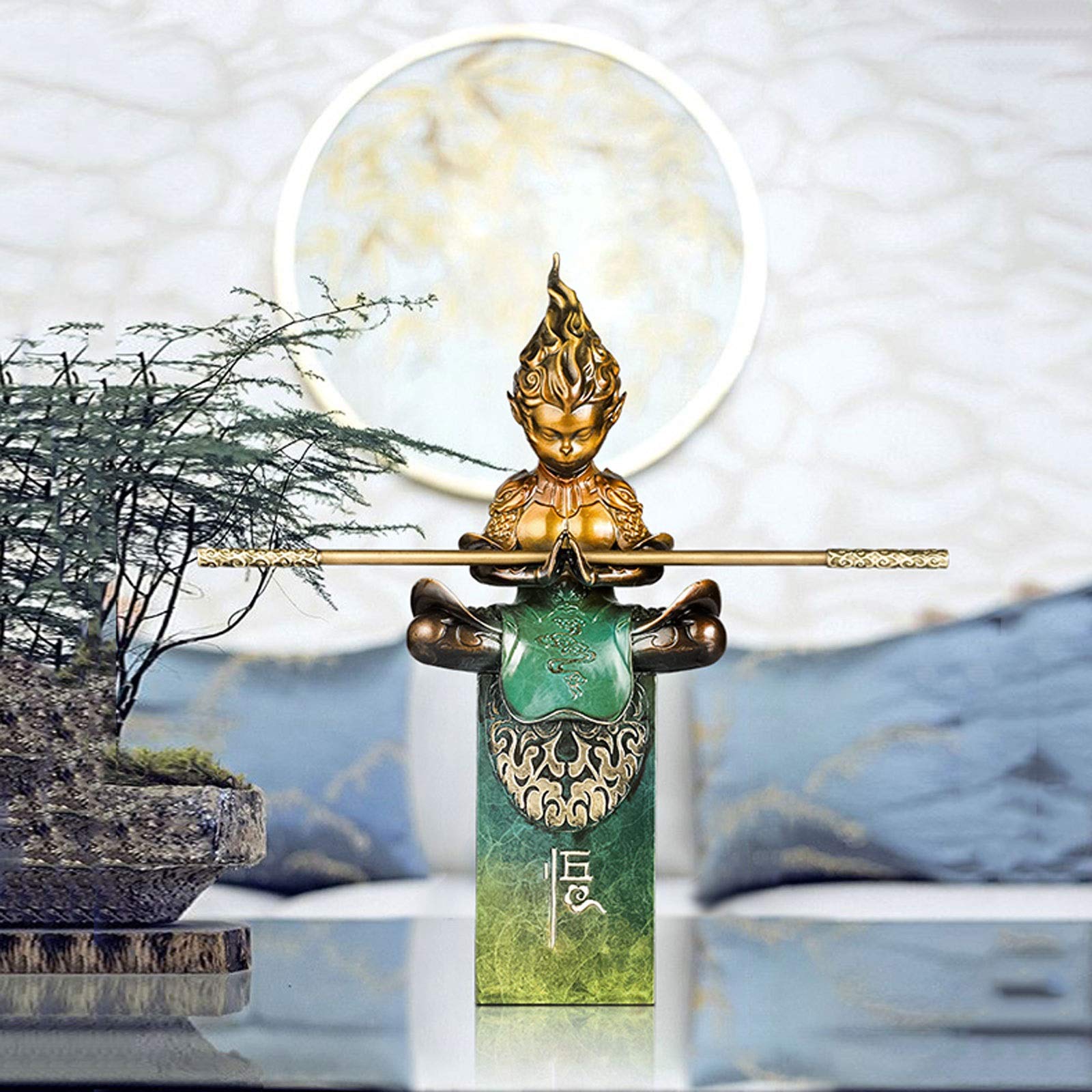 Amazon.co.jp: 風水像 置物 動物像 銅製装飾品 Qitian Dasheng Sun