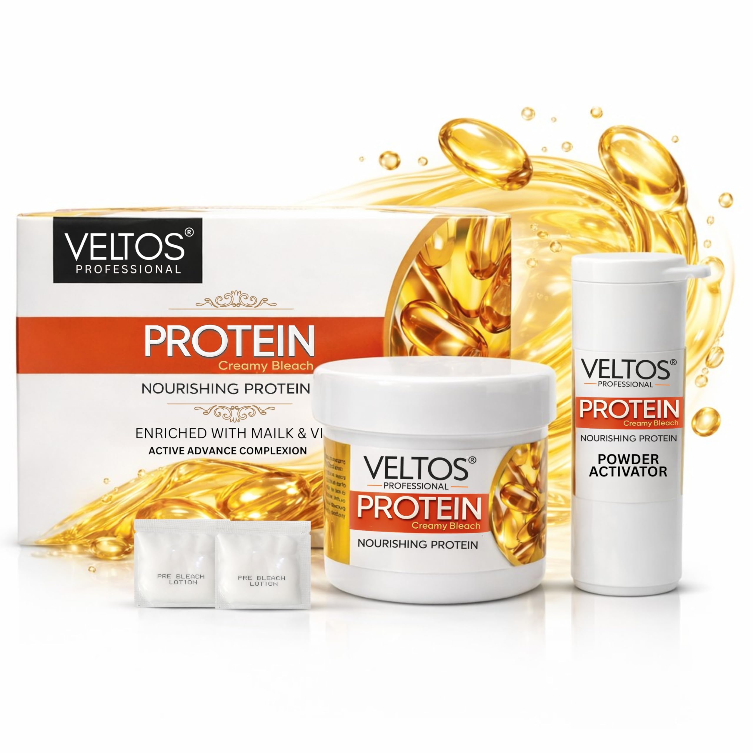 Professional Protein Creamy Bleach, Nourishing Protein Enriched with Milk, Active Advance Complexion with Powder Activator-image-43