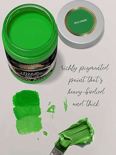 Miniatura 3 de MyArtscape Cerulean - Pintura acrílica azul  Botella de 10 onzas líquidas, calidad de artista, resistente a la luz, cuerpo pesado, color vibrante,