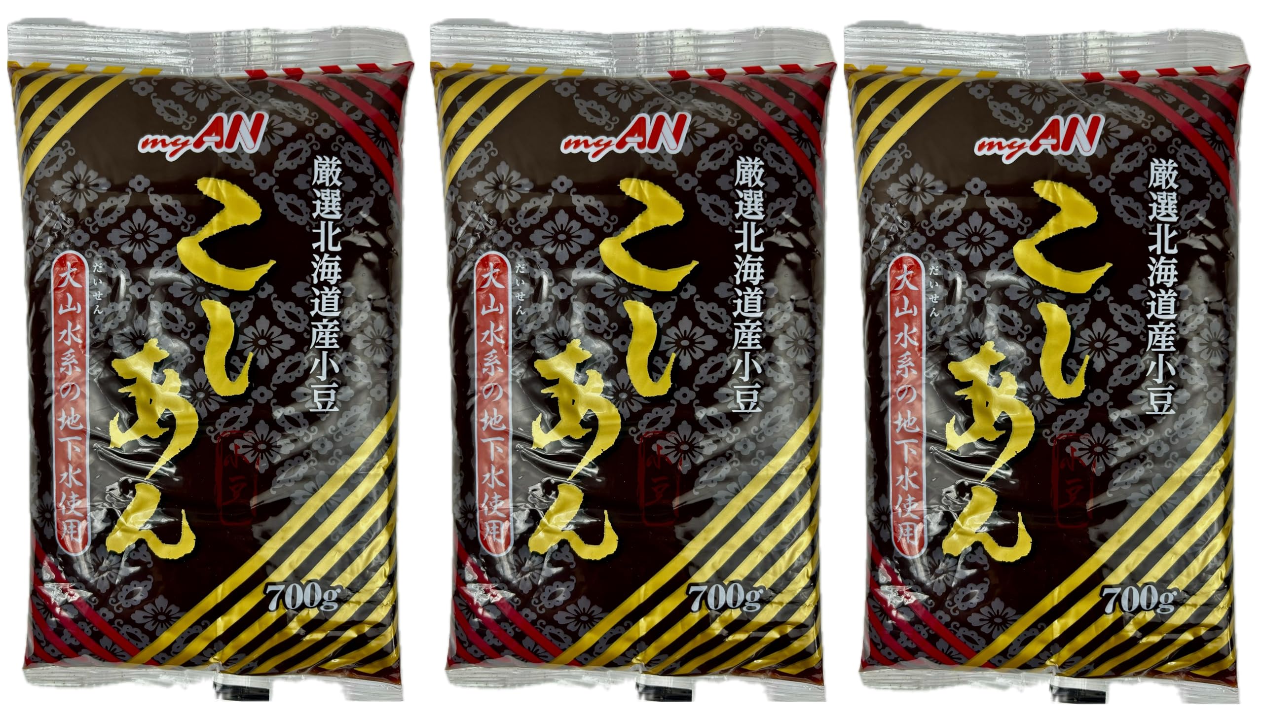 Amazon | 日本海 myAN 北海道産小豆使用 こしあん 700g×3袋