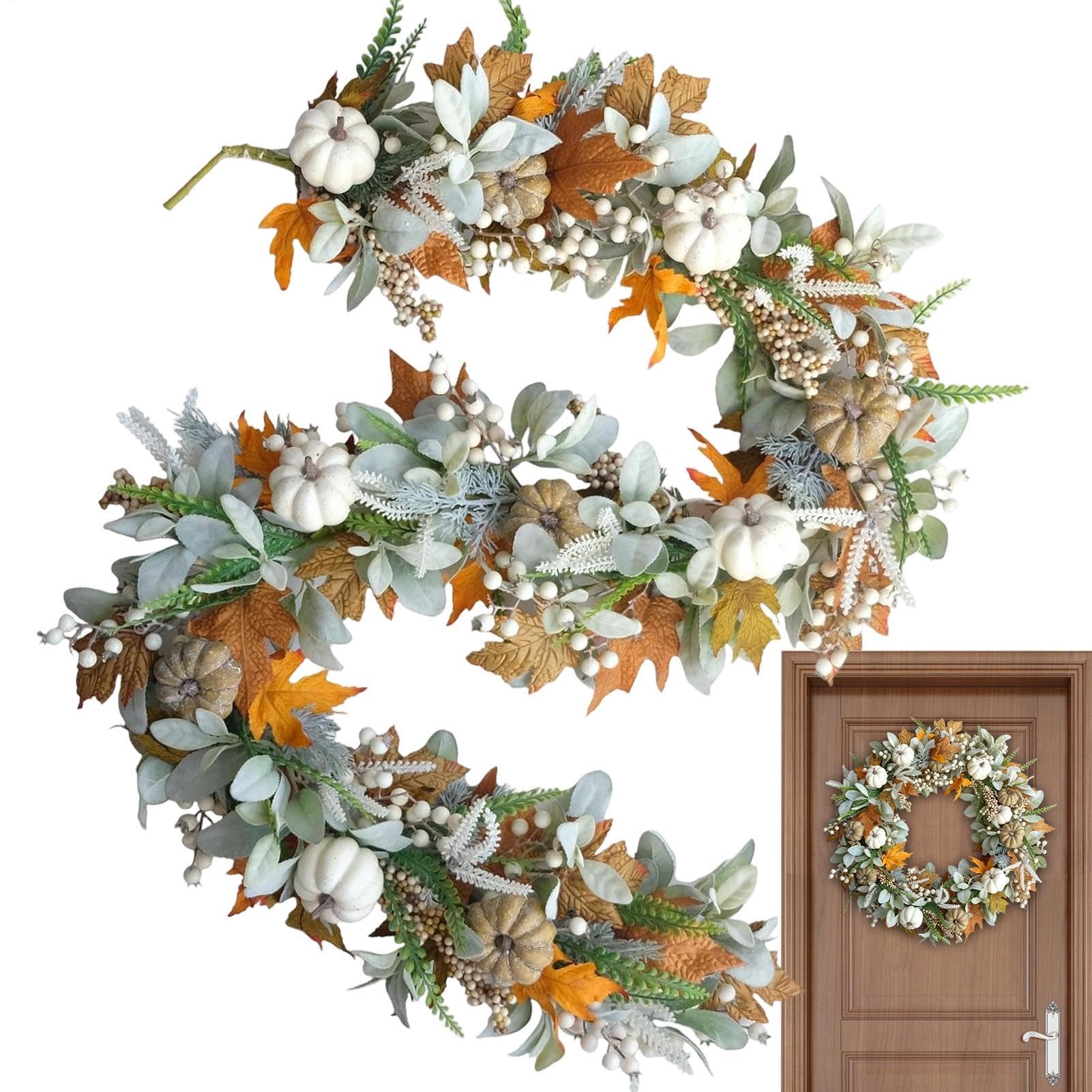 Ghirlanda Autunnale 1,83 m Decorazioni Da Tavola Per Ringraziamento E