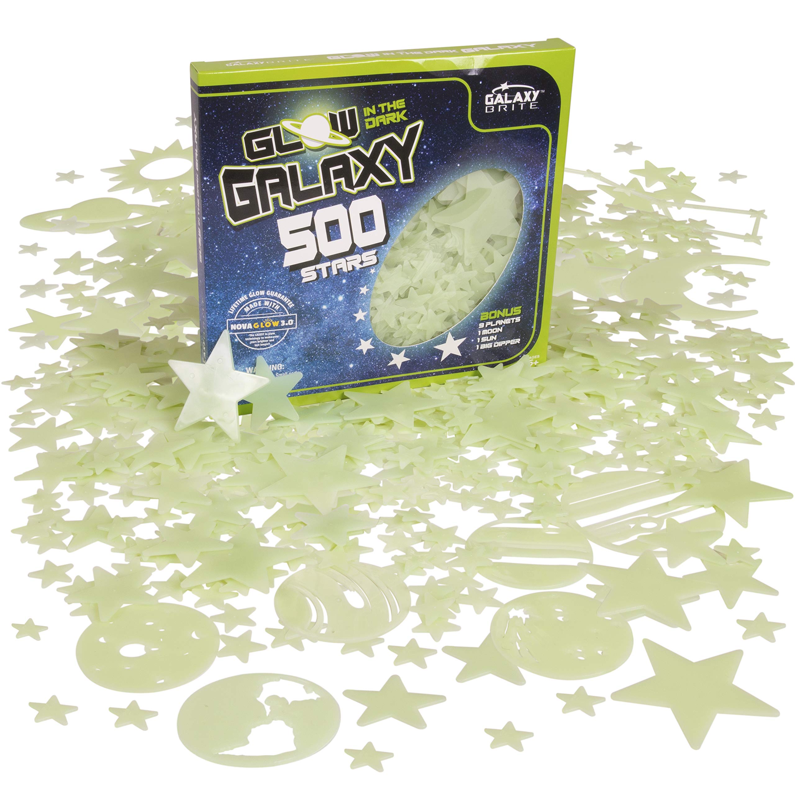 Glow in The Dark Stars for Ceiling, 500Count, Largest Ceiling Glow