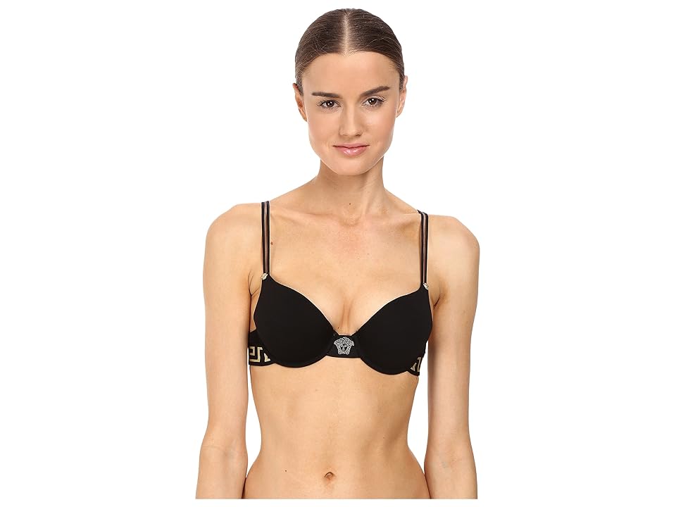 

Versace Push-Up Medusa Bra (Nero) Women's Bra, Black