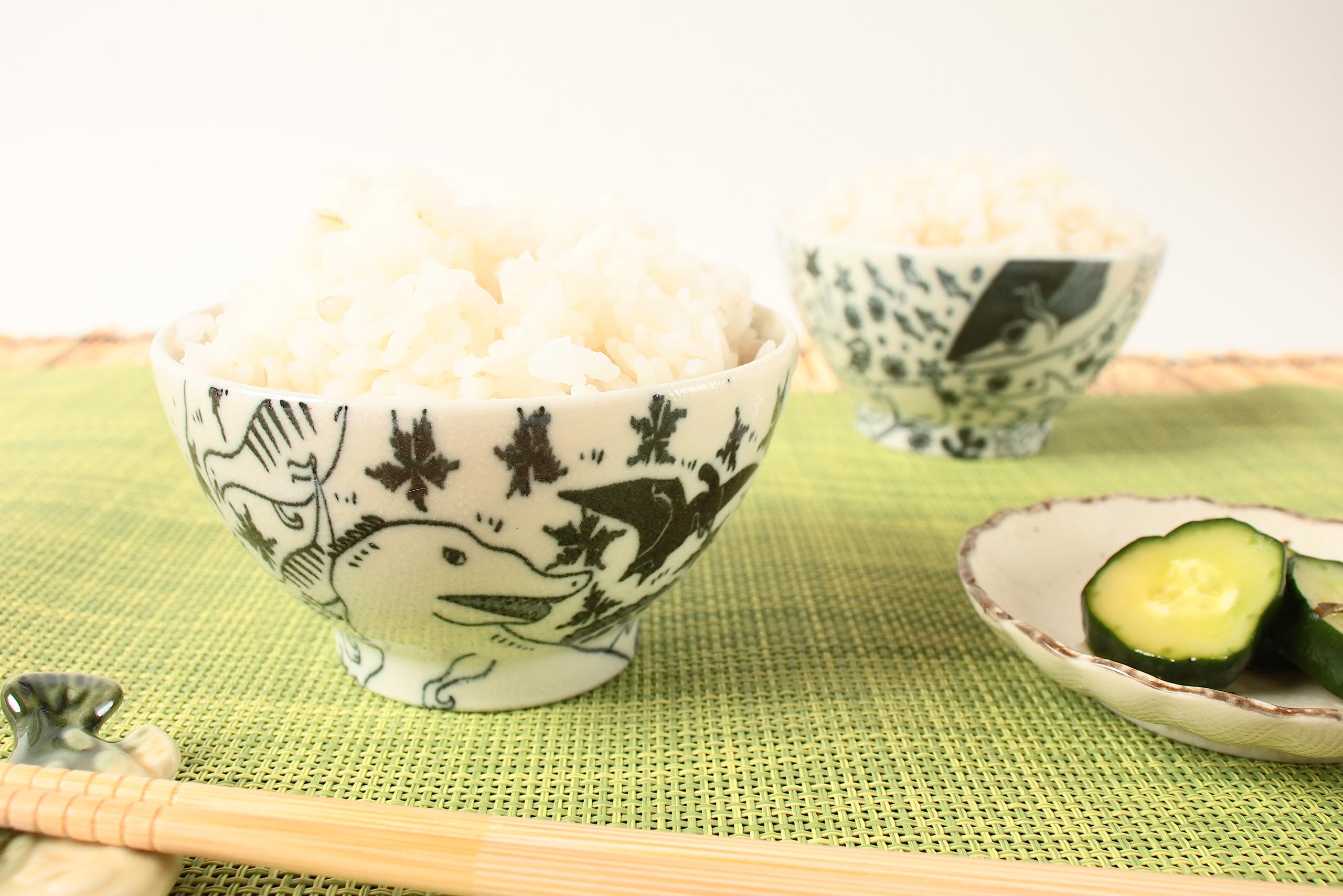 Mino Ware Japanese Pasta Bowl - 8.1 Inch, White Moroccan Design Ceramic Bowl For Rice, Soup, Curry | Dishwasher Safe