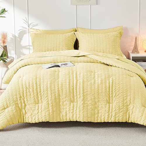 Miniatura 138 de HYMOKEGE - Juego de edredón tamaño king, color negro y rojo, de sirsaca, de 7 piezas, para todas las estaciones, en una bolsa, para dormitorio