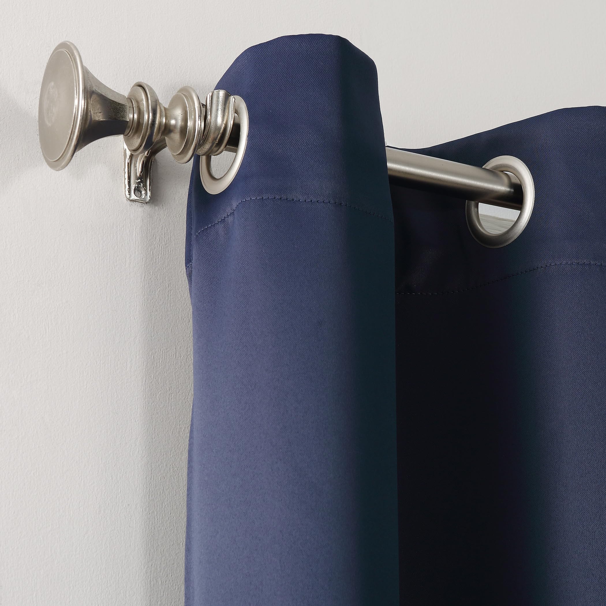 Patio Curtains Outdoor Waterproof Sun Zero Marina Indoor/Outdoor Curtain Panel - 54x95 Inch White UV Protectant Grommet Curtain Sun Zero Blackout Curtains