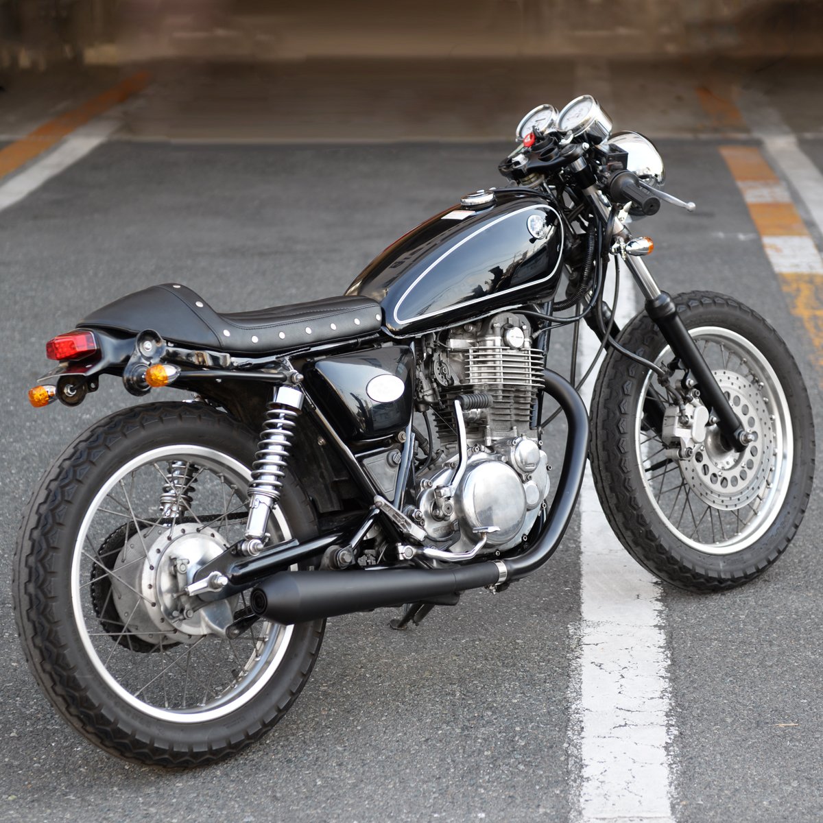Amazon | BigOne SR400 SR500 スリップオン マフラー メガホン タイプ 