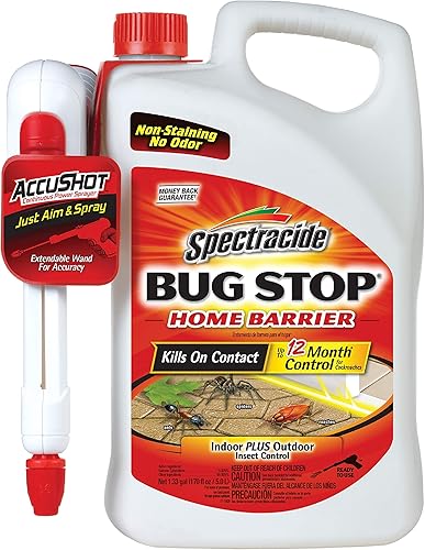 Miniatura 2 de Spectracide Bug Stop Home Barrier, Kills Ants & Wasp, Hornet and Insects Killer, Kills Wasps & Hornets, 2 Count, 20 Ounce (Aerosol Spray)