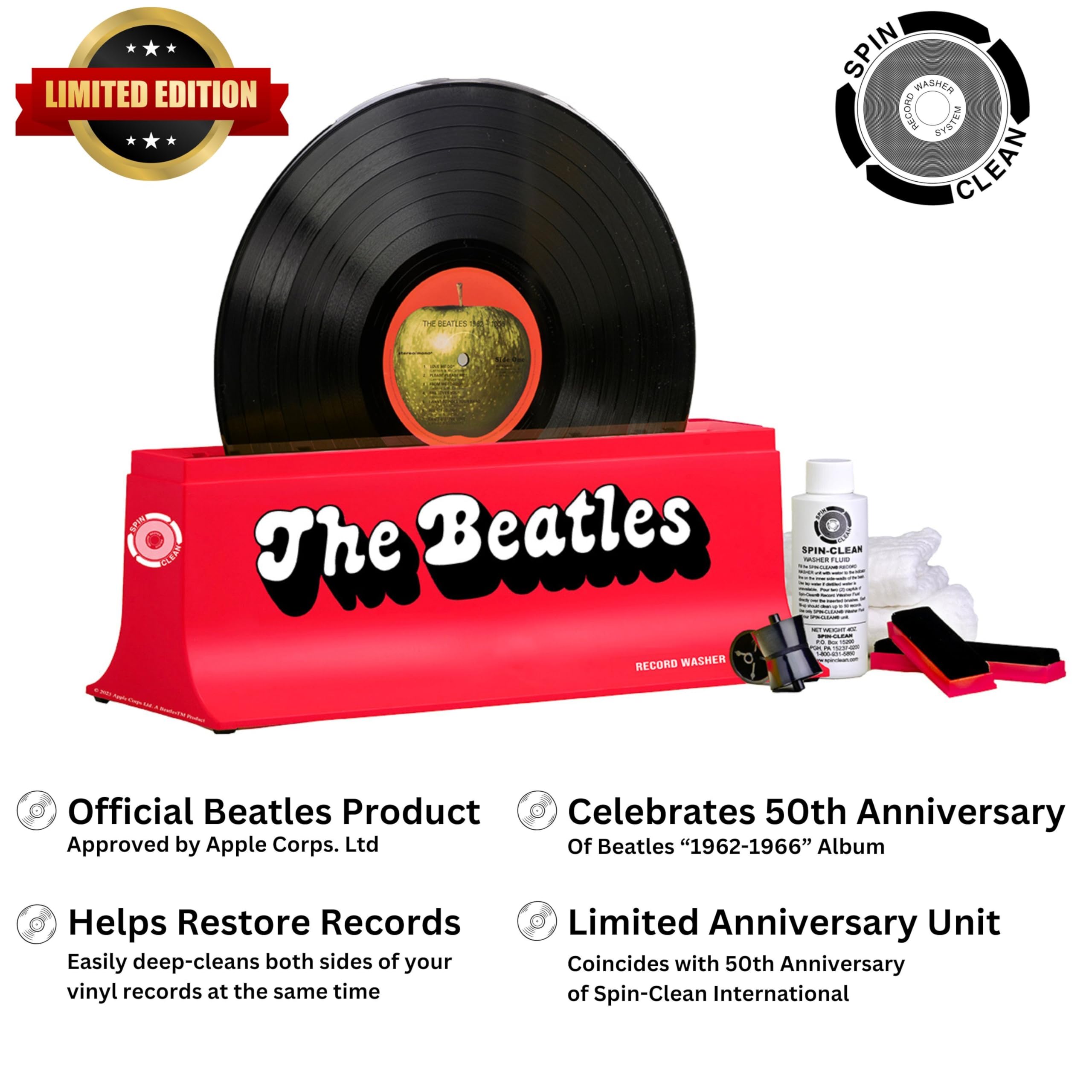 Pro-Ject Spin Clean Record Washer Systems, Beatles edycja specjalna (czerwona)