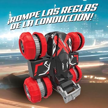 Bizak Exost Turbo Slide Stunt Car with Rotating Wheels and Range up to 25 Metres, from 5 Years (62000271)