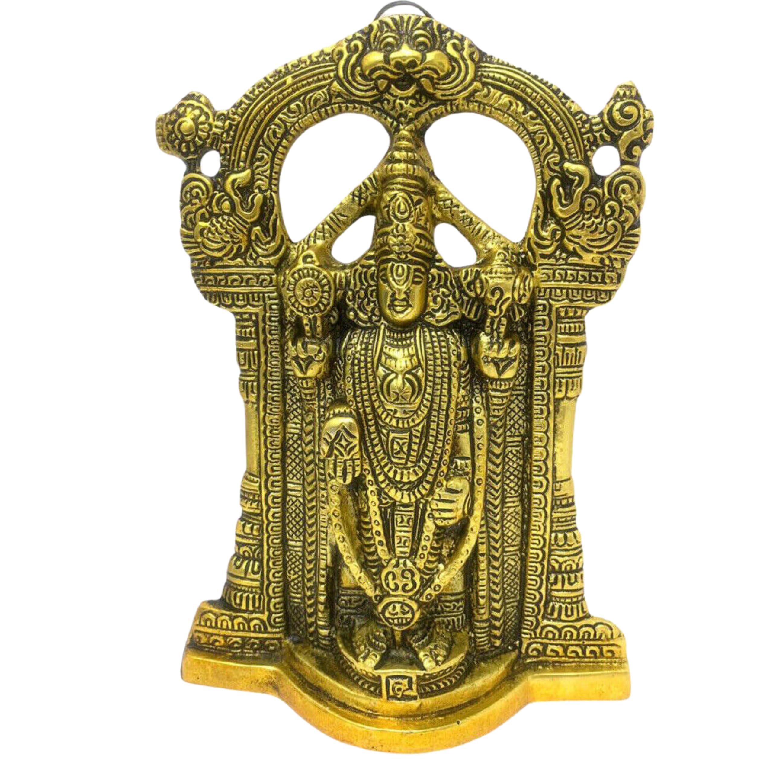 Large Tirupathi statue Balaji Lord Venkateswara Vishnu Metal Hindu God