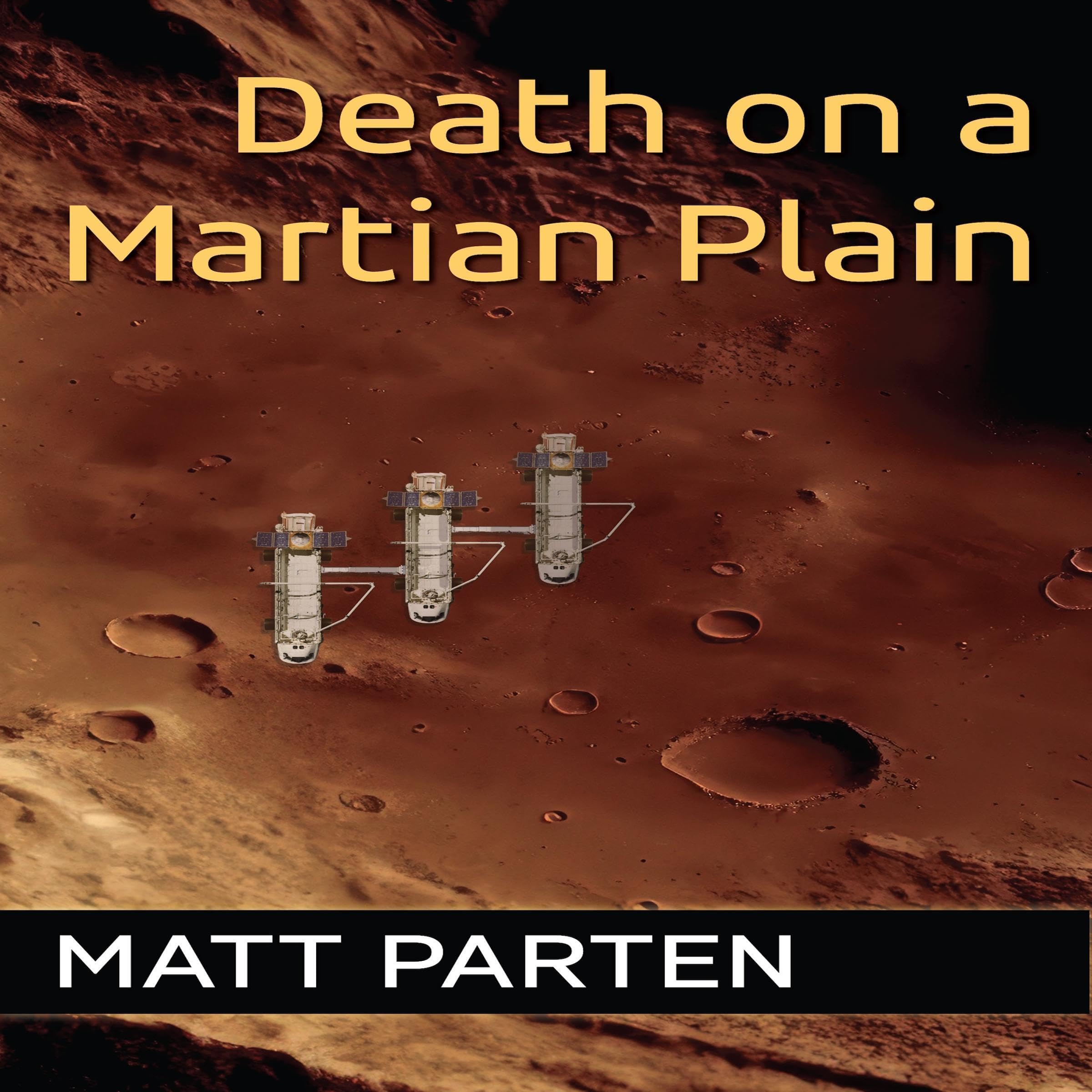 Cover art for Death on a Martian Plain