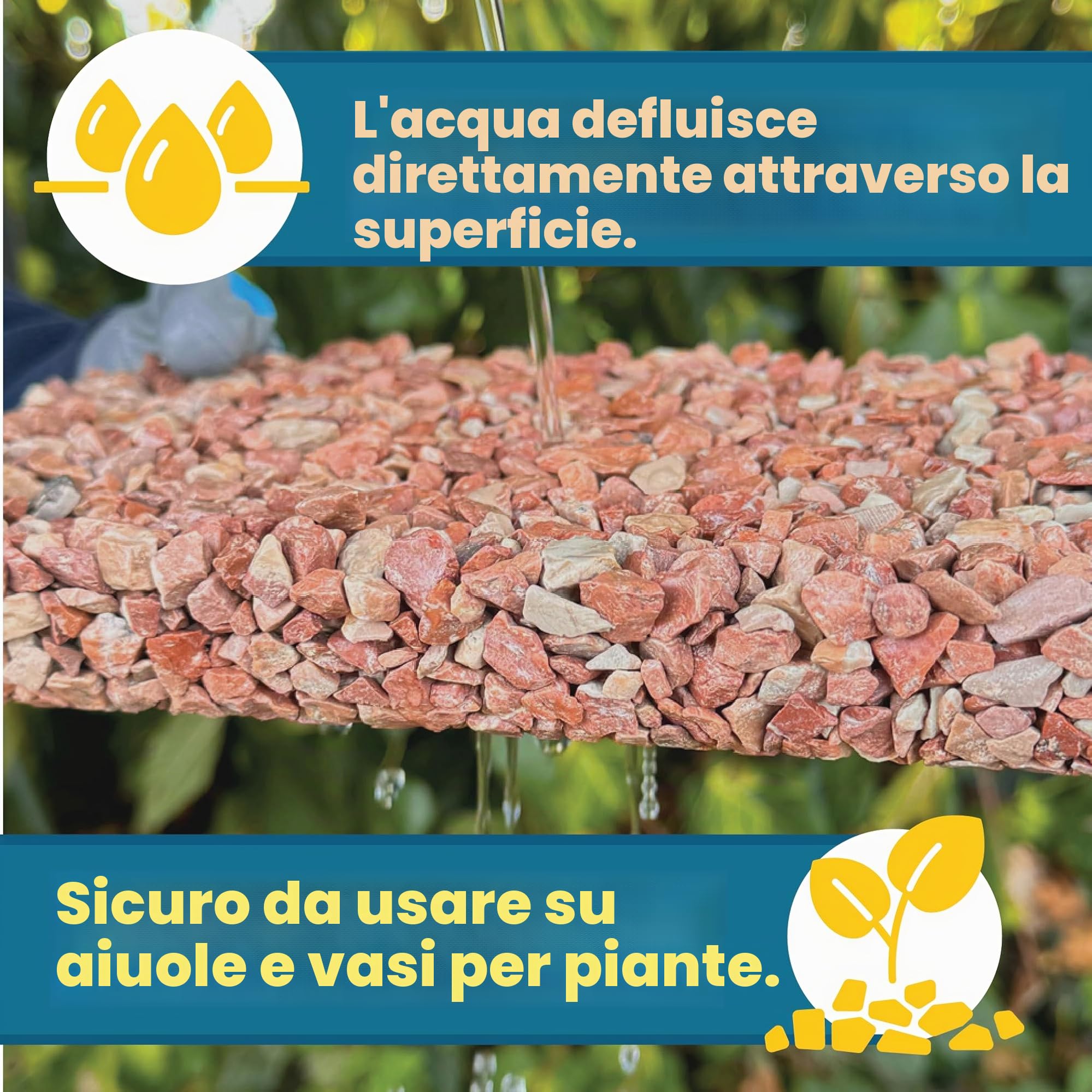 Easihold Rocks - Legante per fissaggio di pietre staccate - 2,5 litri (colata/spruzzo/frullato manuale)