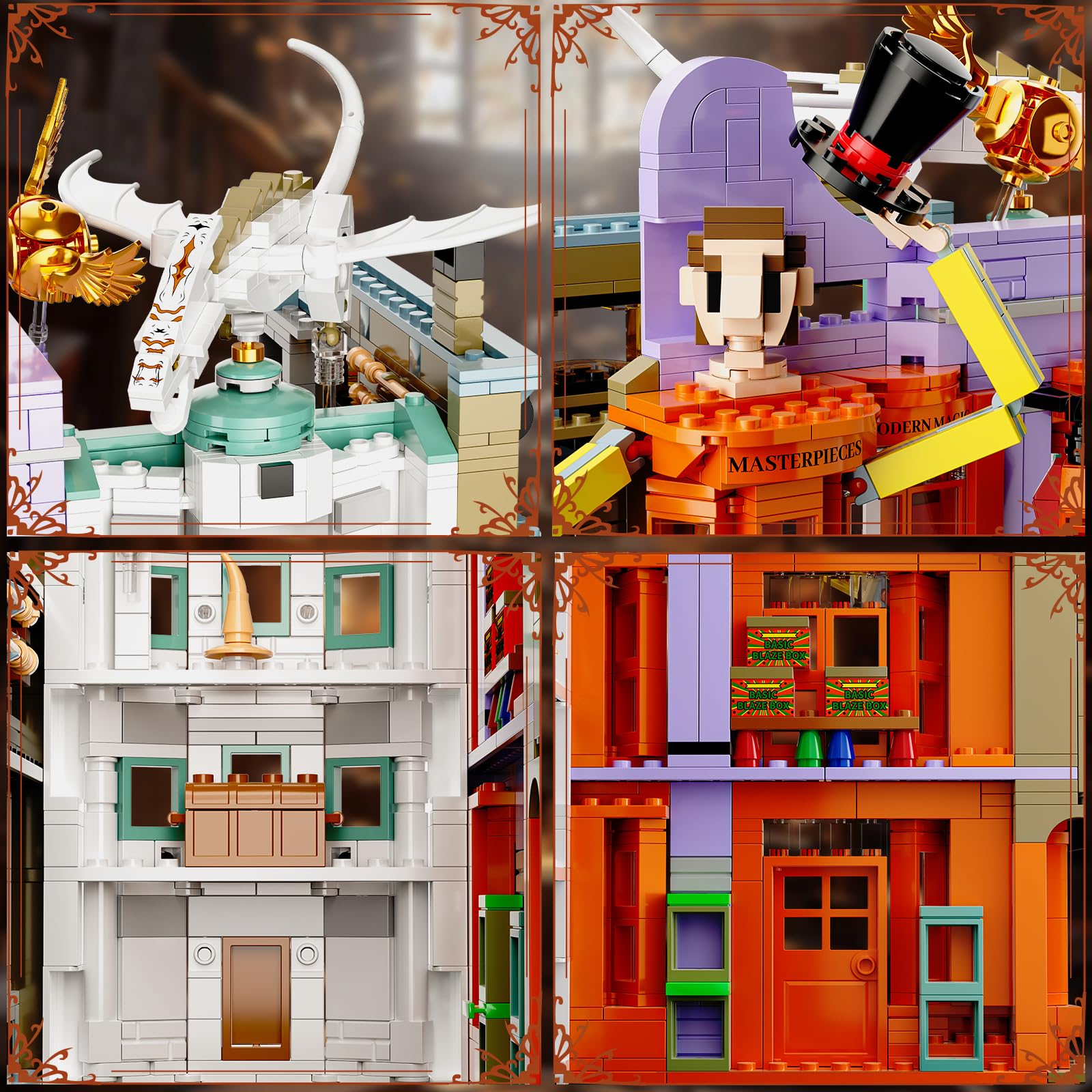 Display Case Dragon Alley Lego Diagon Alley™ 75978 Buy Online At