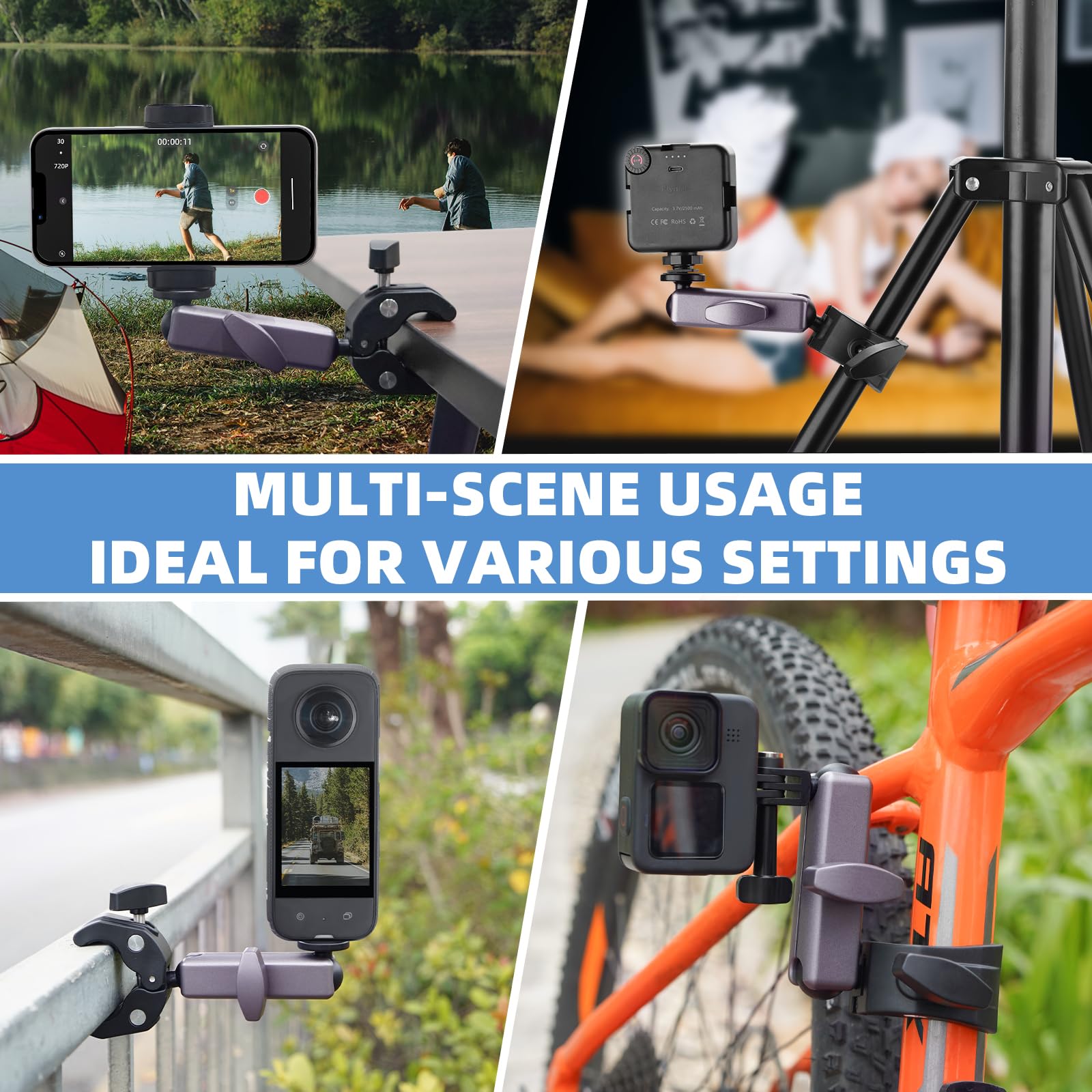 Acquista Mini supporto per manubrio a doppia direzione per Osmo Action - DJI Acquista Mini supporto per manubrio a doppia direzione per Osmo Action - DJI