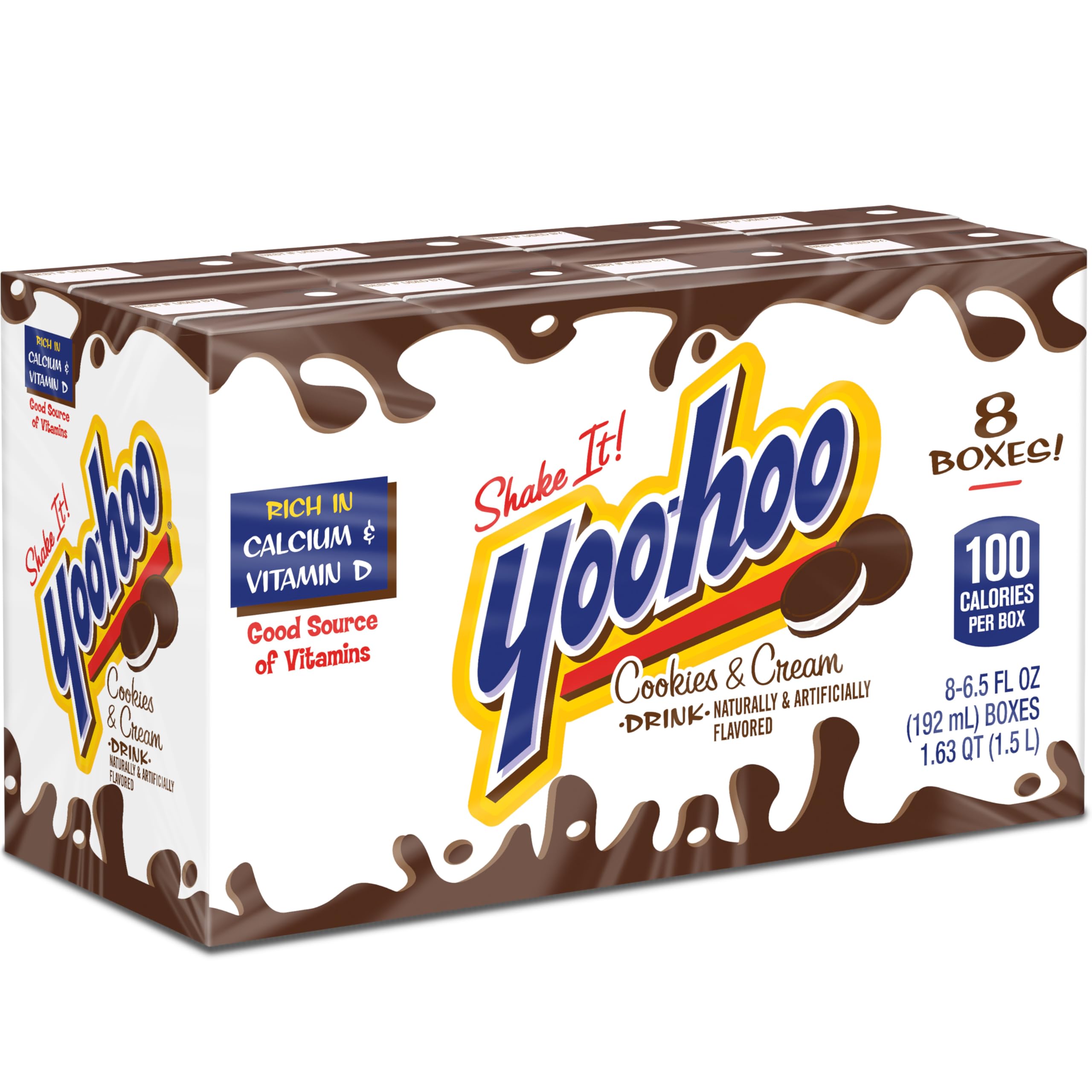 Yoo-hoo Cookies and Cream Flavored Drink 6 5 fl oz Boxes 32 Count 4 Packs of 8 Ready — view 7