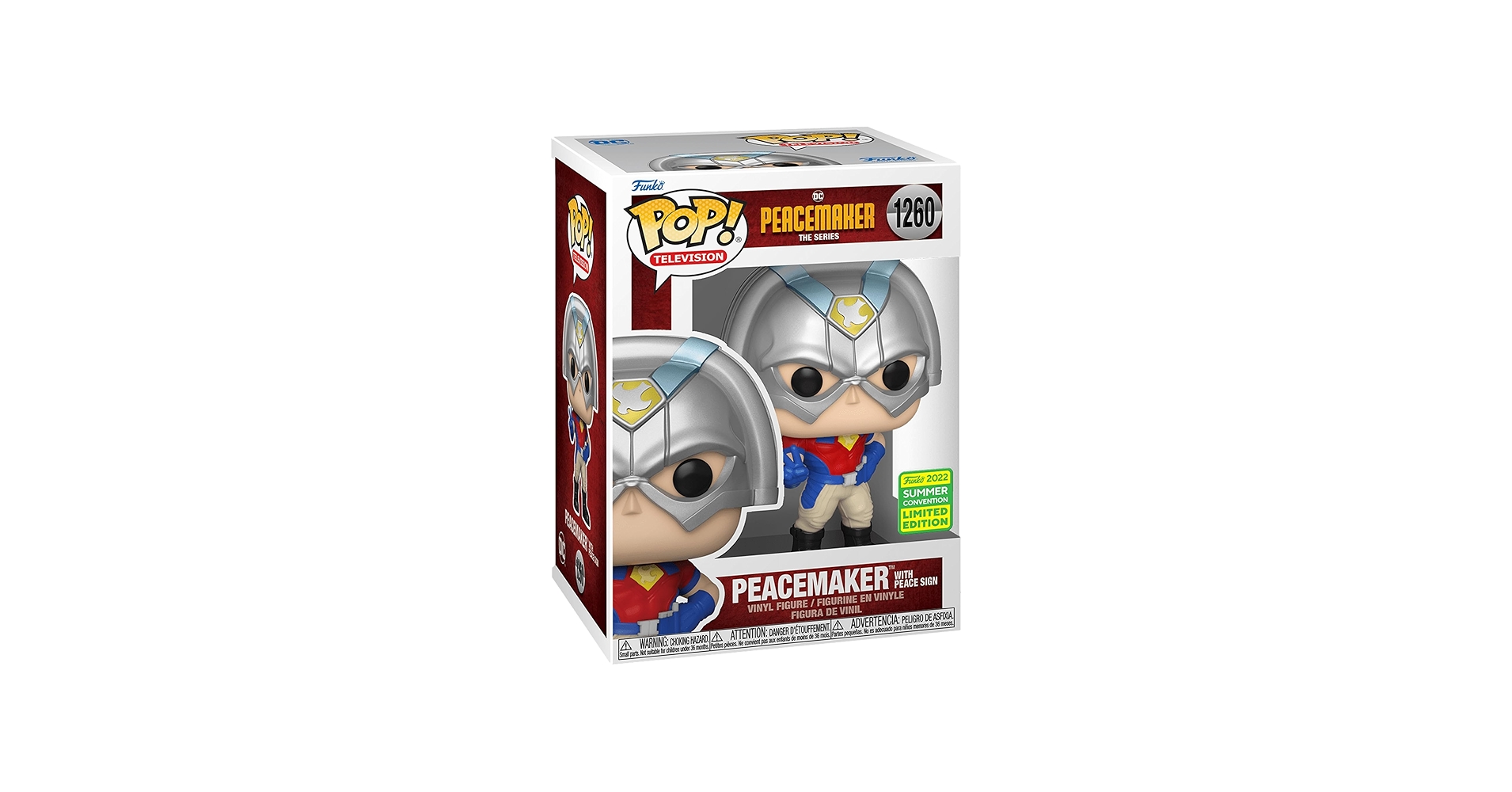 Amazon.com: Funko Pop! Peacemaker with Peace Sign Special