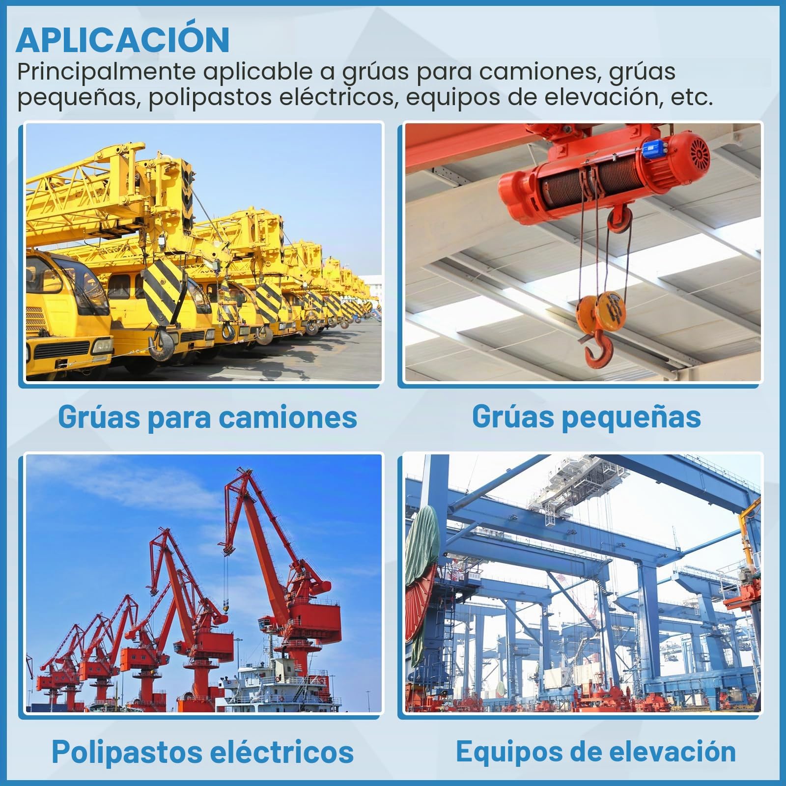 MXBAOHENG Mando para Grua COB-4S 12V Mando Puente Grua con 1 transmisor y 1 receptor