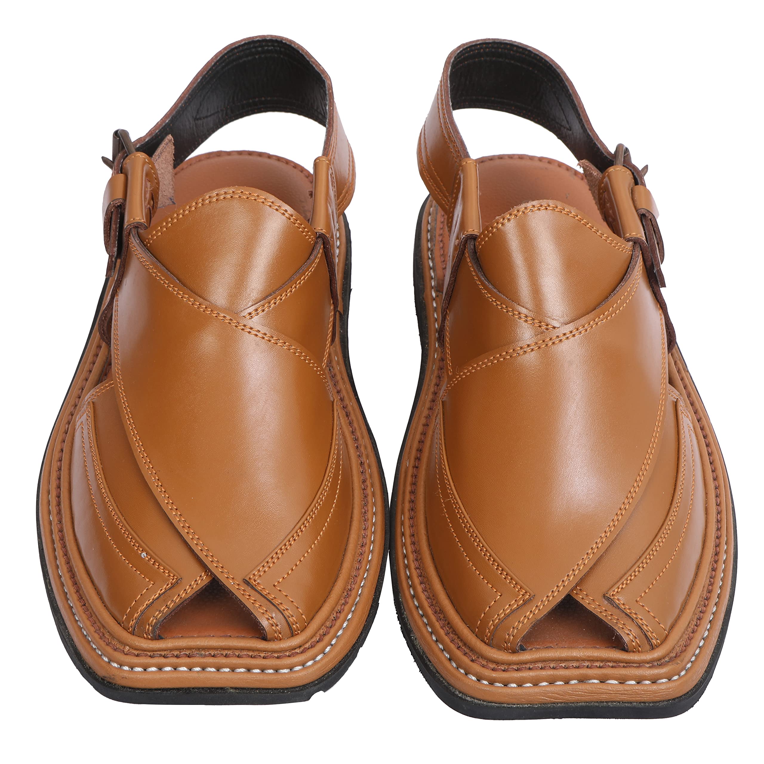 Peshawari Sandal 3 Gear for Men - Brown (numeric_7) (B0BXDS6NT2) Amazon Price History, Amazon Price Tracker