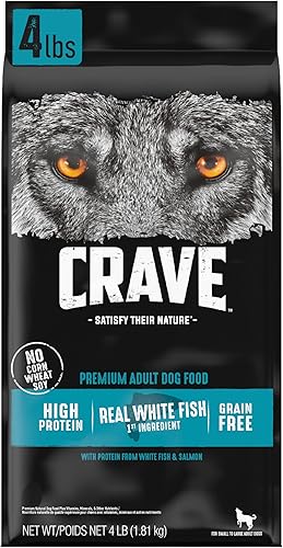 Crave Comida con proteína para perros, libre de granos, adulto