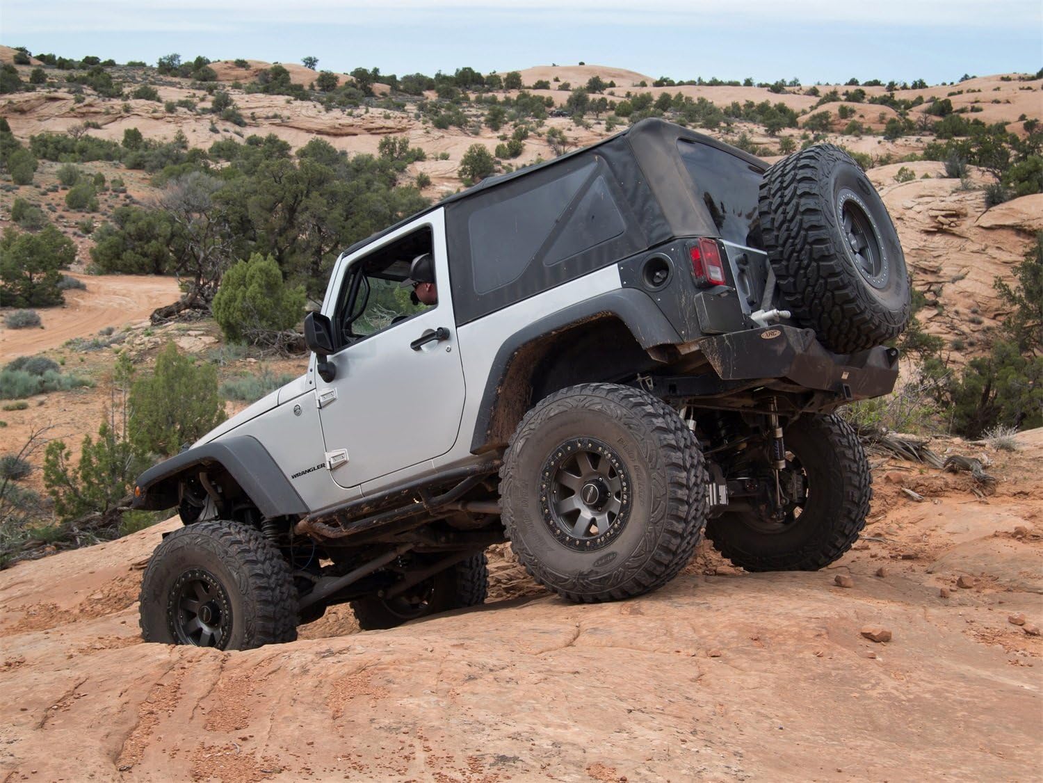 Smittybilt 9075235 Black Diamond Replacement Top with Tinted Side Windows for Jeep JK 2-Door