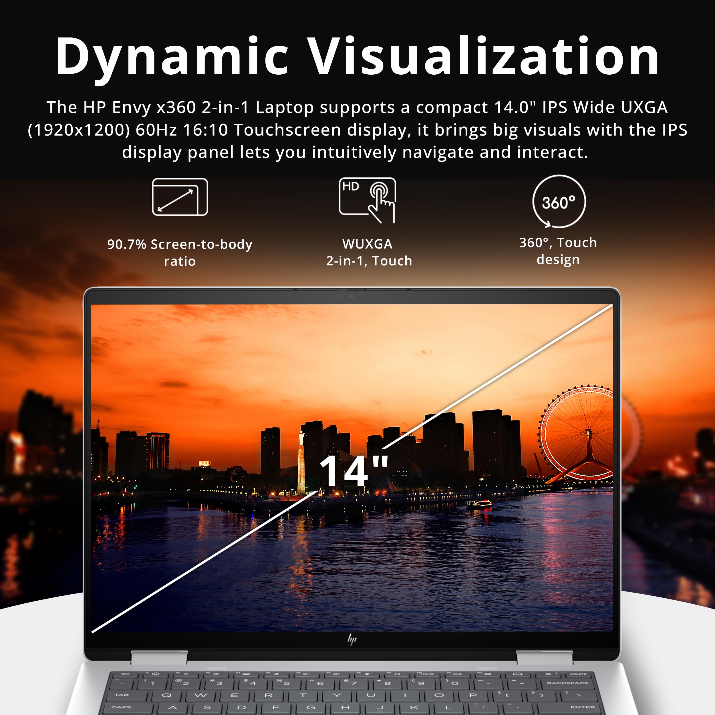 Amazon.co.jp: HP Envy x360 2-in-1 14インチ WUXGA タッチスクリーン