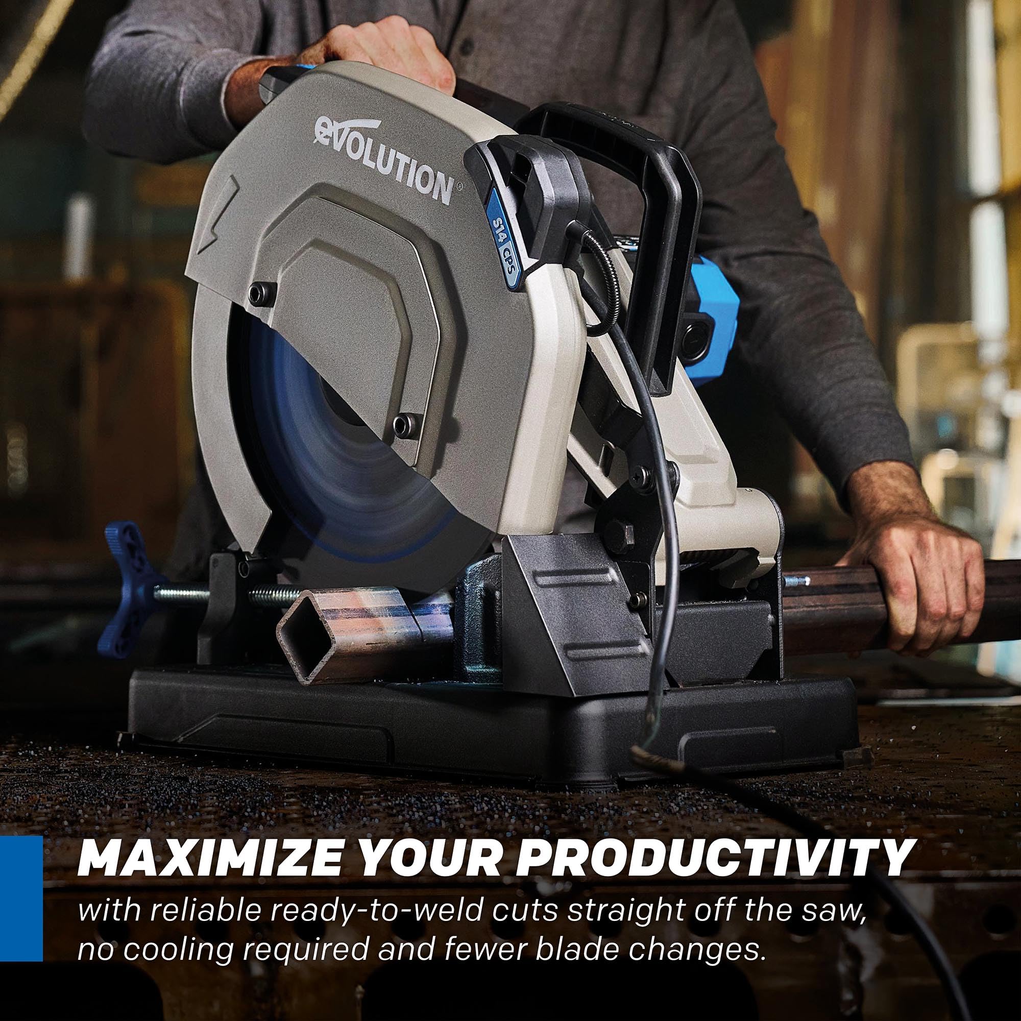 Evolution Power Tools, EVOMAX - Hoja de carburo de cerámica de 355 mm, 80 dientes, para corte profesional de acero suave resistente