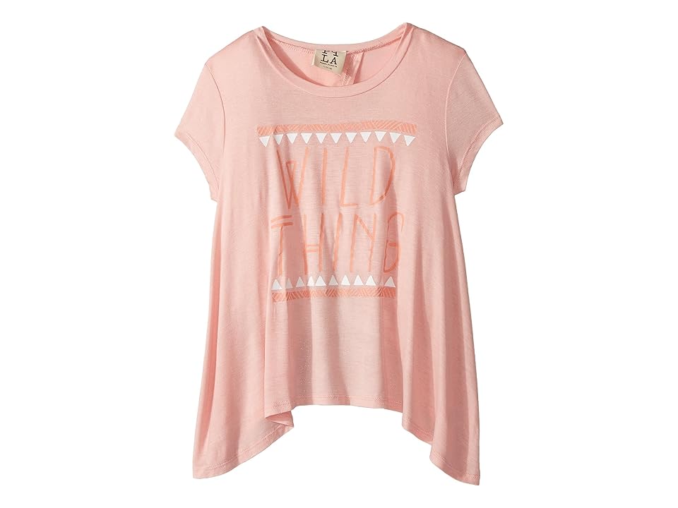 

People's Project LA Kids Wild Things Tee (Big Kids) (Coral) Girl's T Shirt