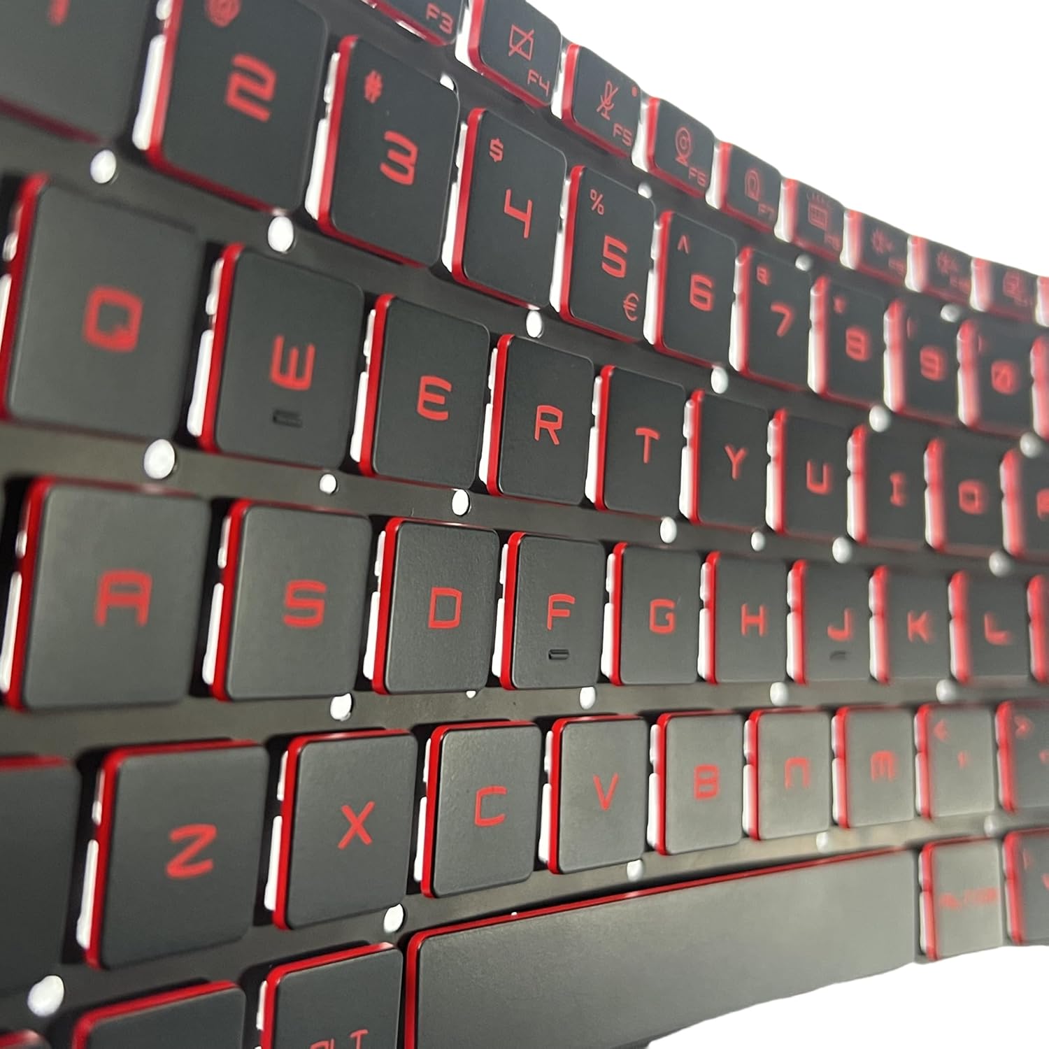 Replacement Keyboard for MSI Katana GF66 GF76 Pulse GL66 GL76 MS-1582 MS-1583 MS-17L1 MS-17H3 Series Laptop with Red Letters Backlit Keyboard US Layout - Image 4