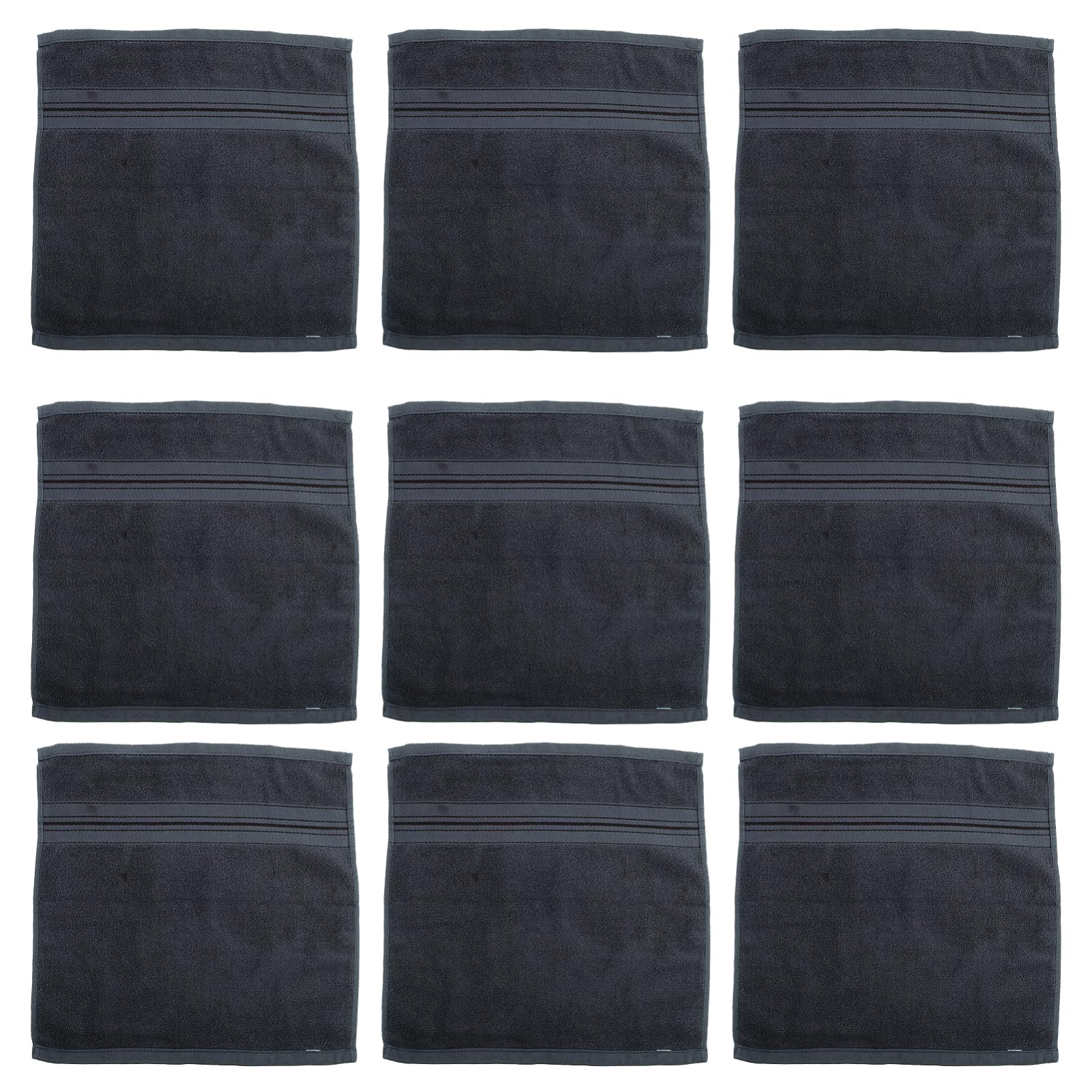 GLEAVI Toallas de Mano para Piel Sensible Versátiles y Absorbentes Juego de 12 de Algodón Ultra Suaves Ideales para Limpieza Facial y Uso en Oficina
