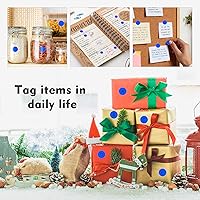 Vista 182 de PARLAIM 6 Rolls 6000PCS 3/4" Round Circle Color-Code Dot Stickers, 6 Color Style Colorful Coding Label Sticker for Home Office Classroom