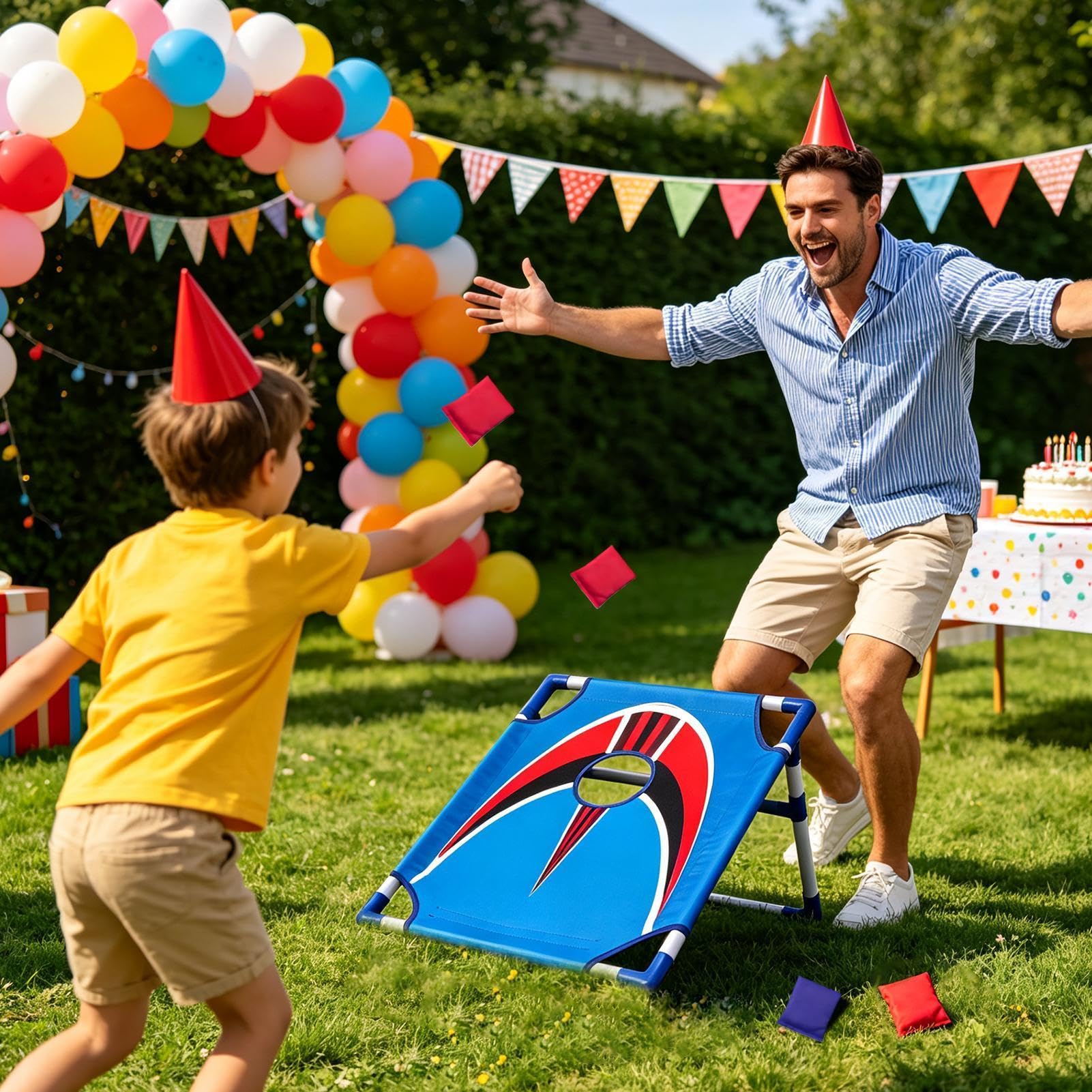 Bohnensack Wurfspiel Lustig Wetterfest Interaktiv Tragbar
