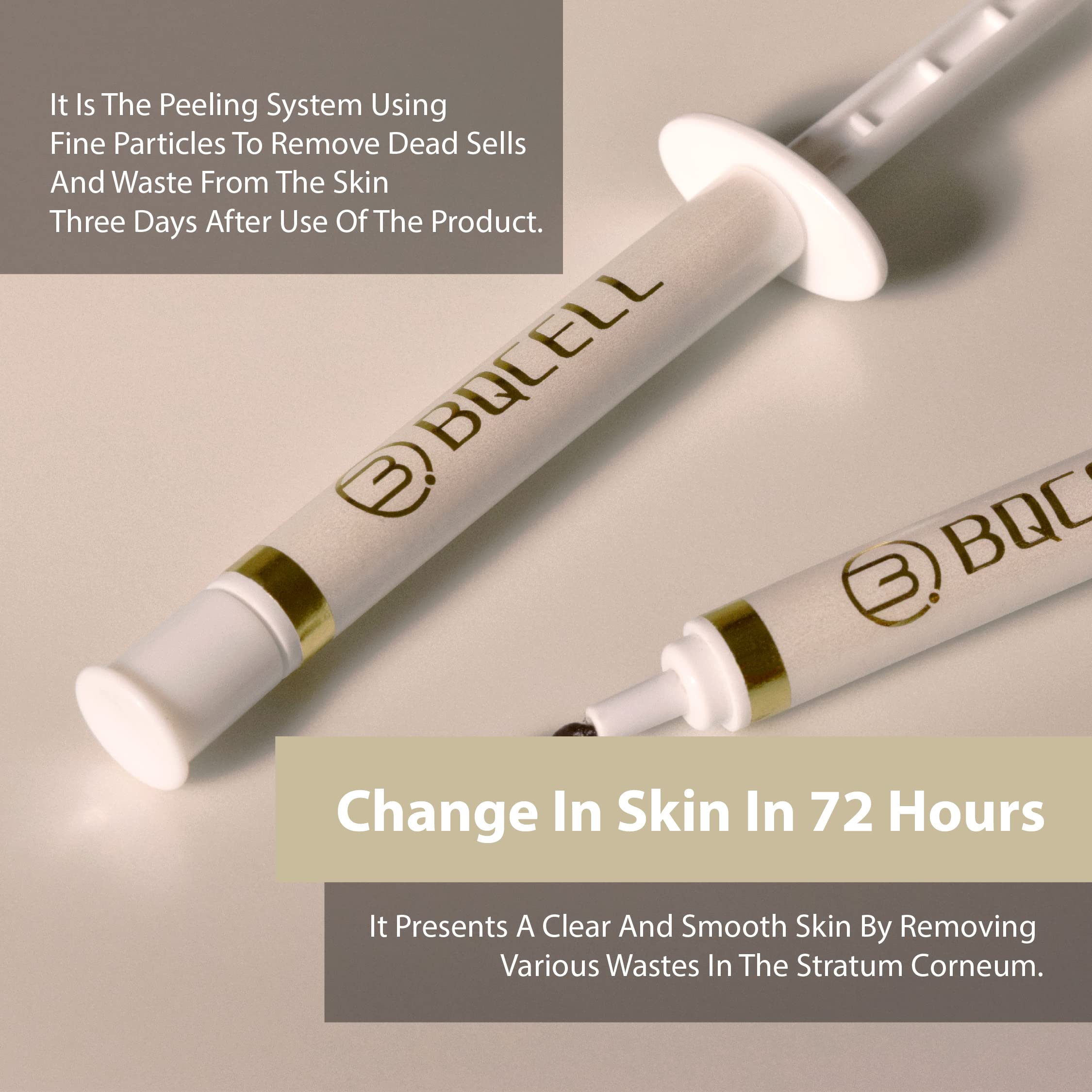 [BQCELL] [Made In Korea] [DERMA SKIN PEELING 2g / Recell Cure Serum 2ml, Safety Cap 1ea, 3set], Acne Skin Available, Exfoliating, Facial Scrub, Korean Beauty, Blackhead Remover